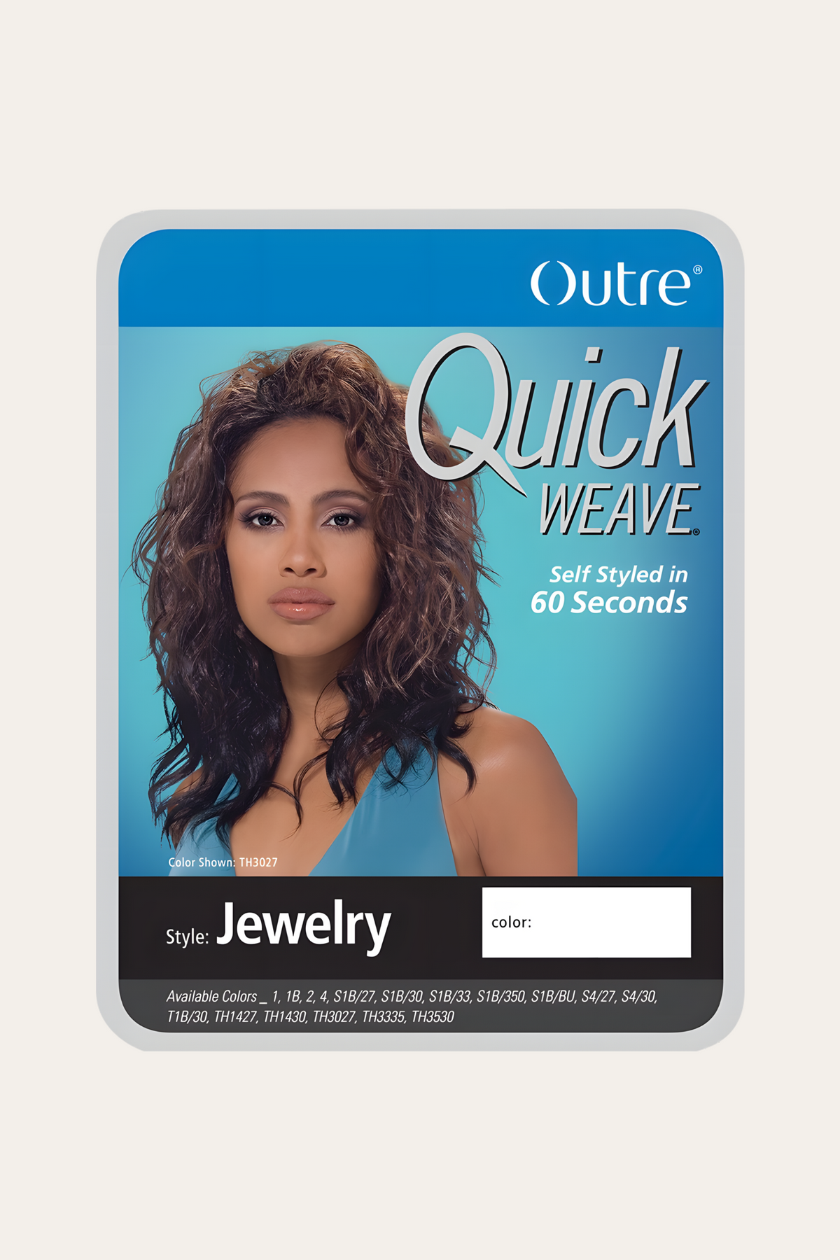 Outre Quick Weave Synthetic Half Wig - Jewelry