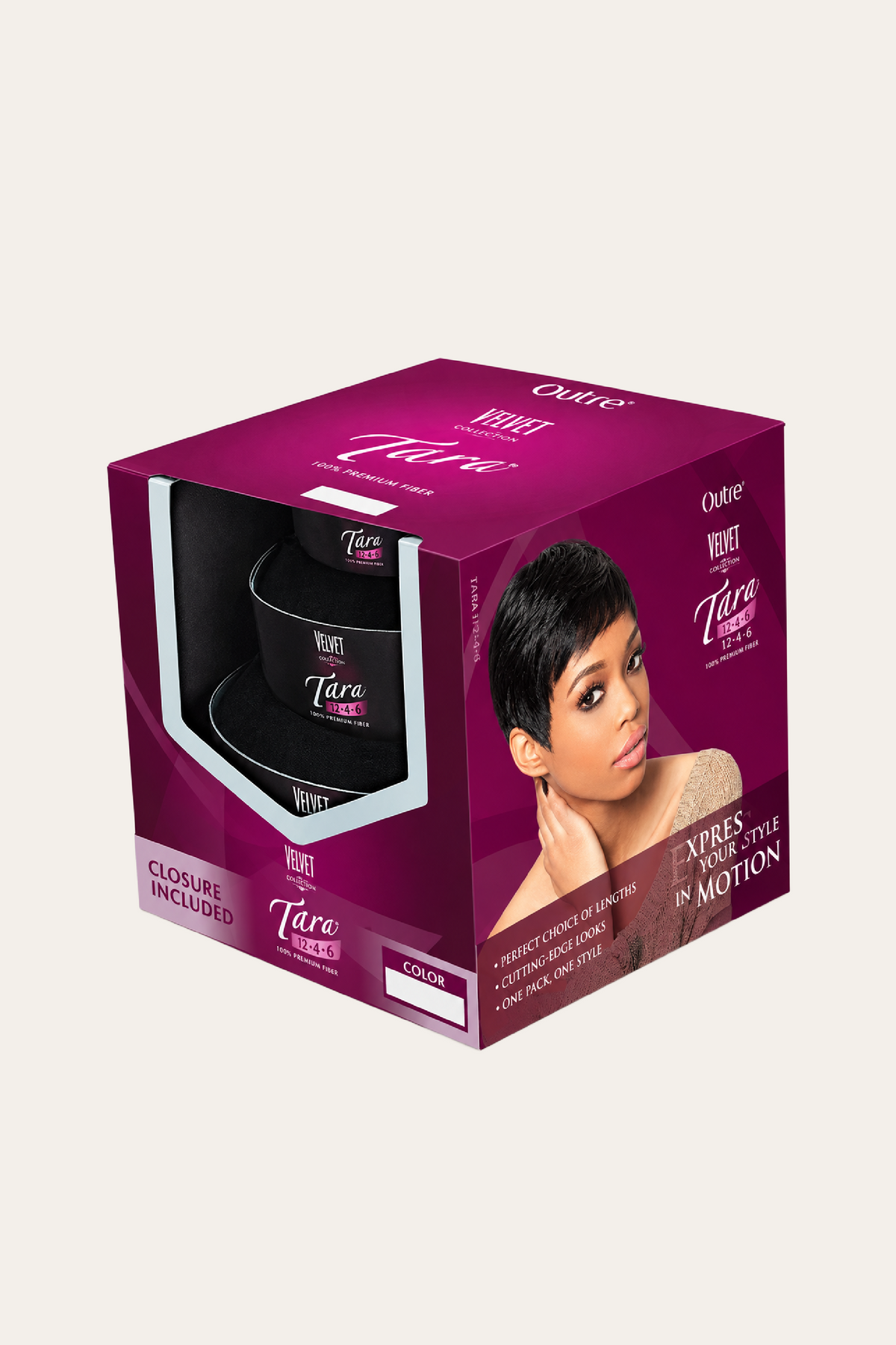 Outre Remy Human Hair Velvet Tara 1"2"3"
