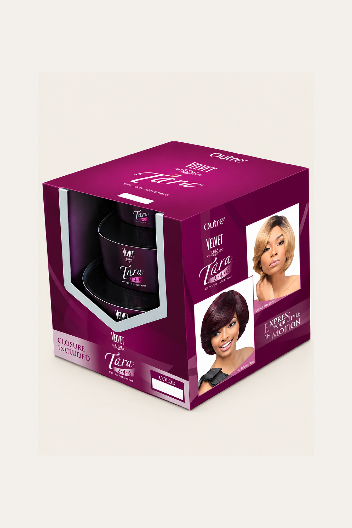Outre Remy Human Hair Velvet Tara 4"6"8"