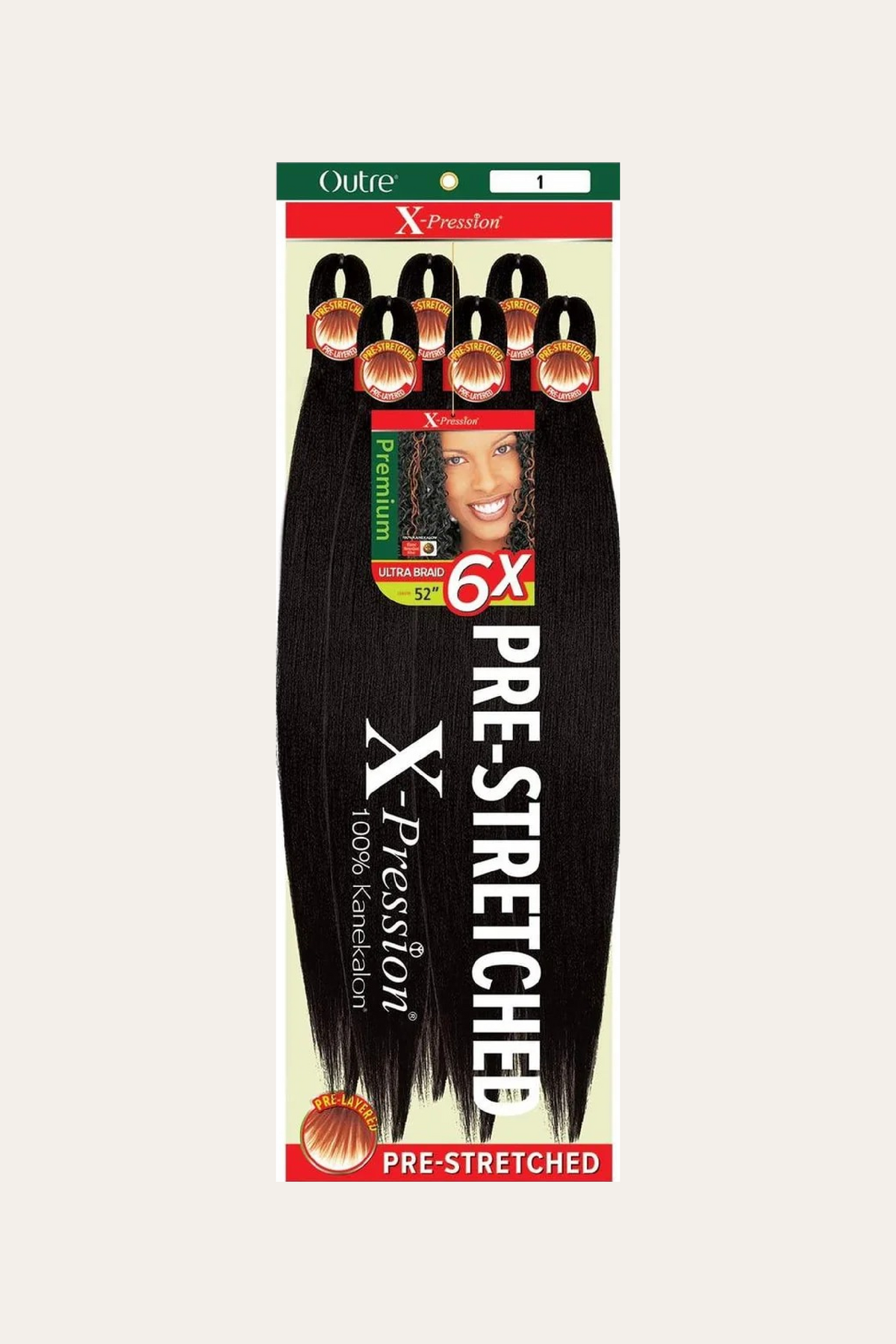 Outre X-Pression 6X Pre-Stretched Ultra Braid 52"