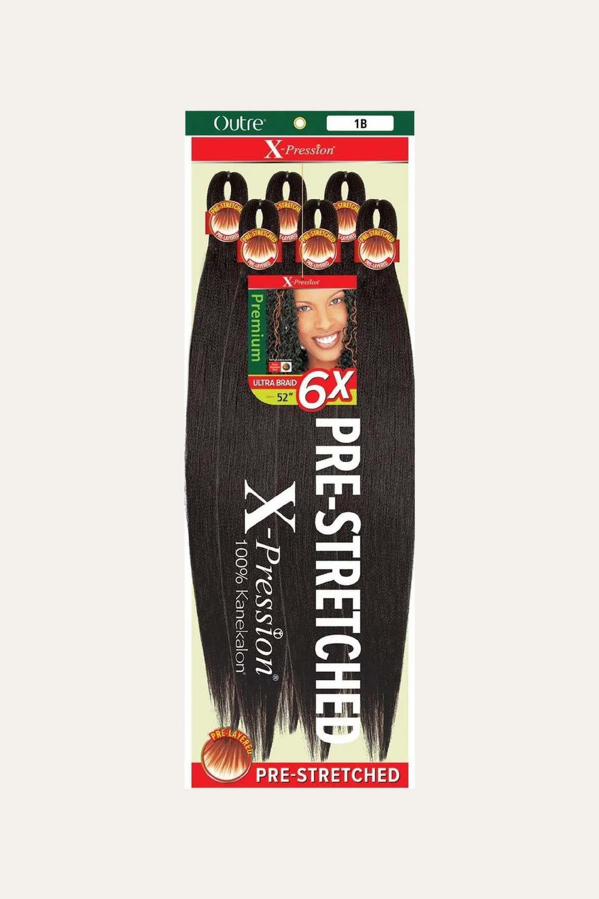 Outre X-Pression 6X Pre-Stretched Ultra Braid 52"