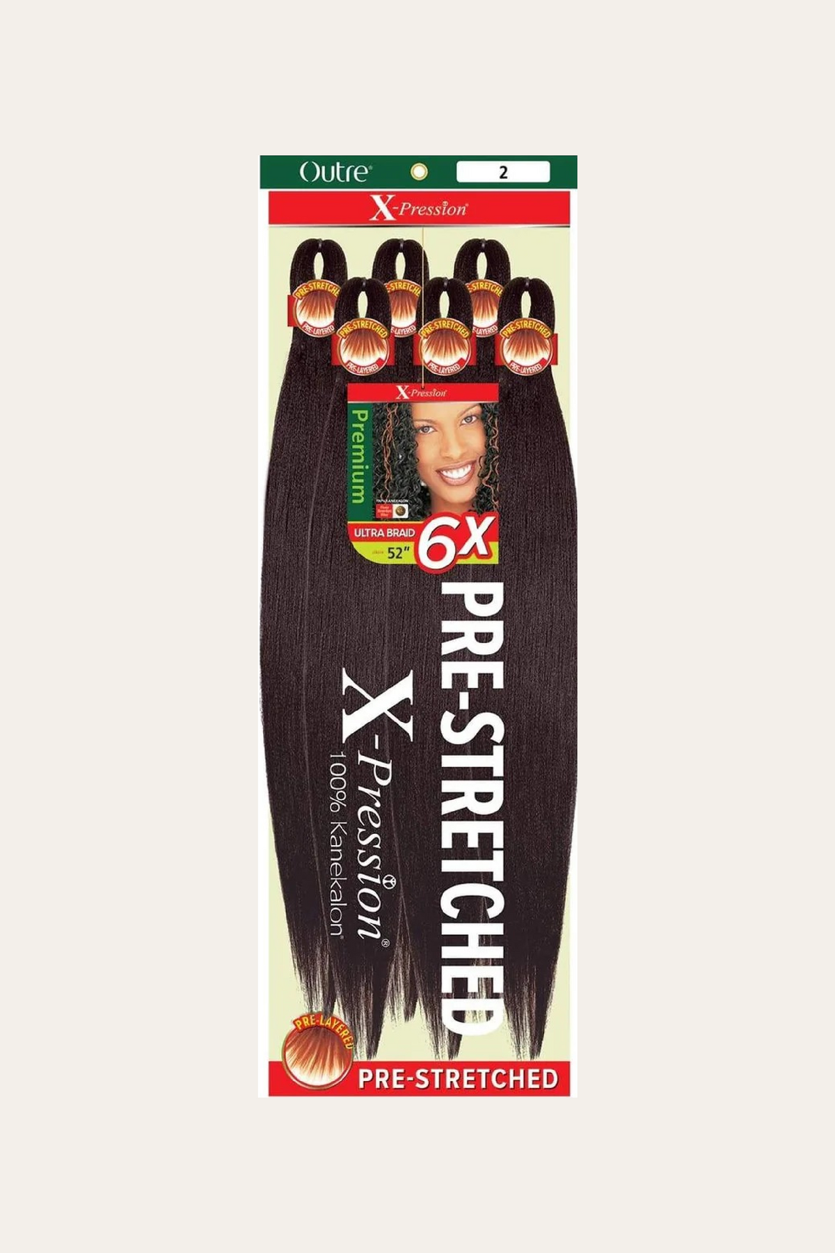 Outre X-Pression 6X Pre-Stretched Ultra Braid 52"