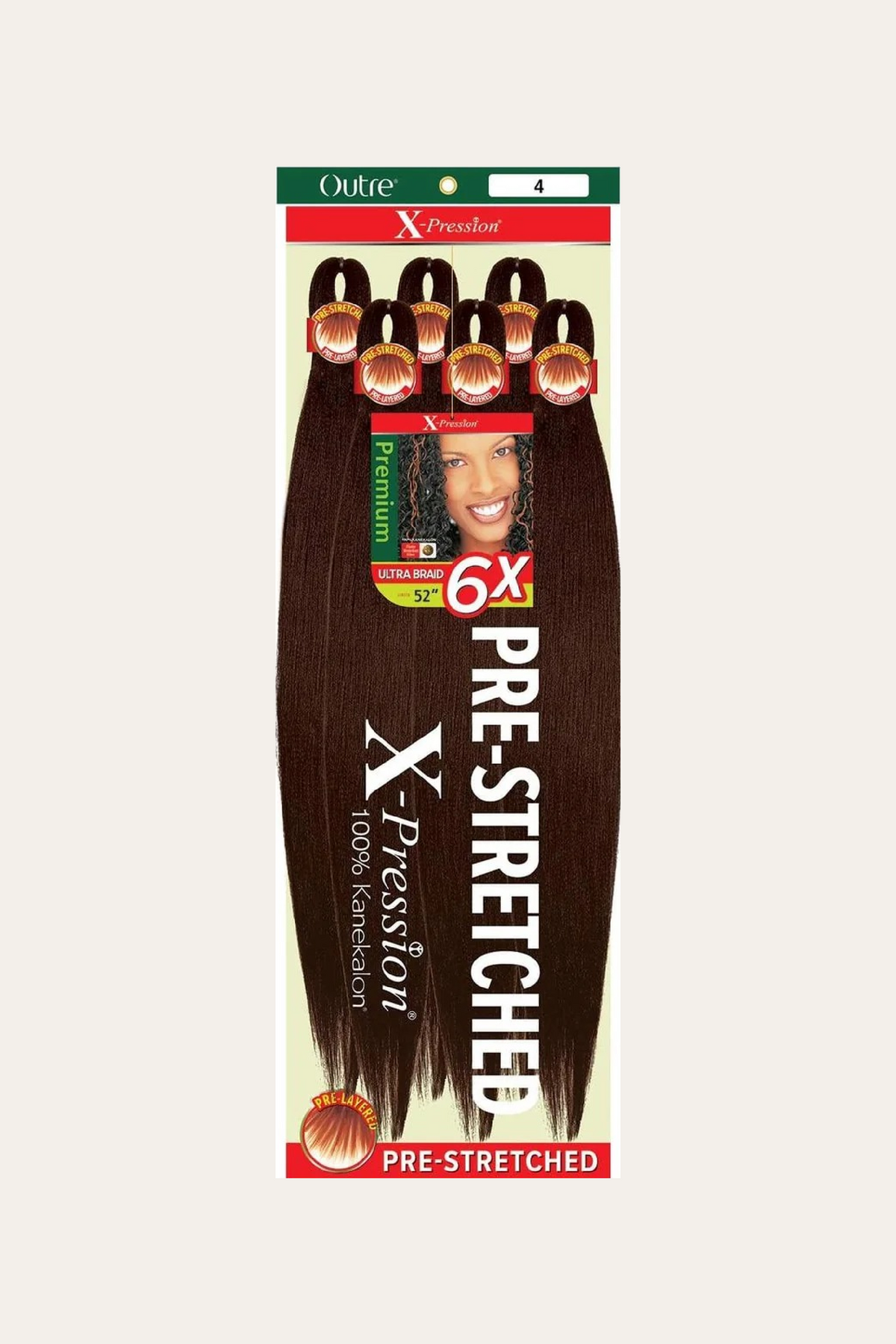Outre X-Pression 6X Pre-Stretched Ultra Braid 52"