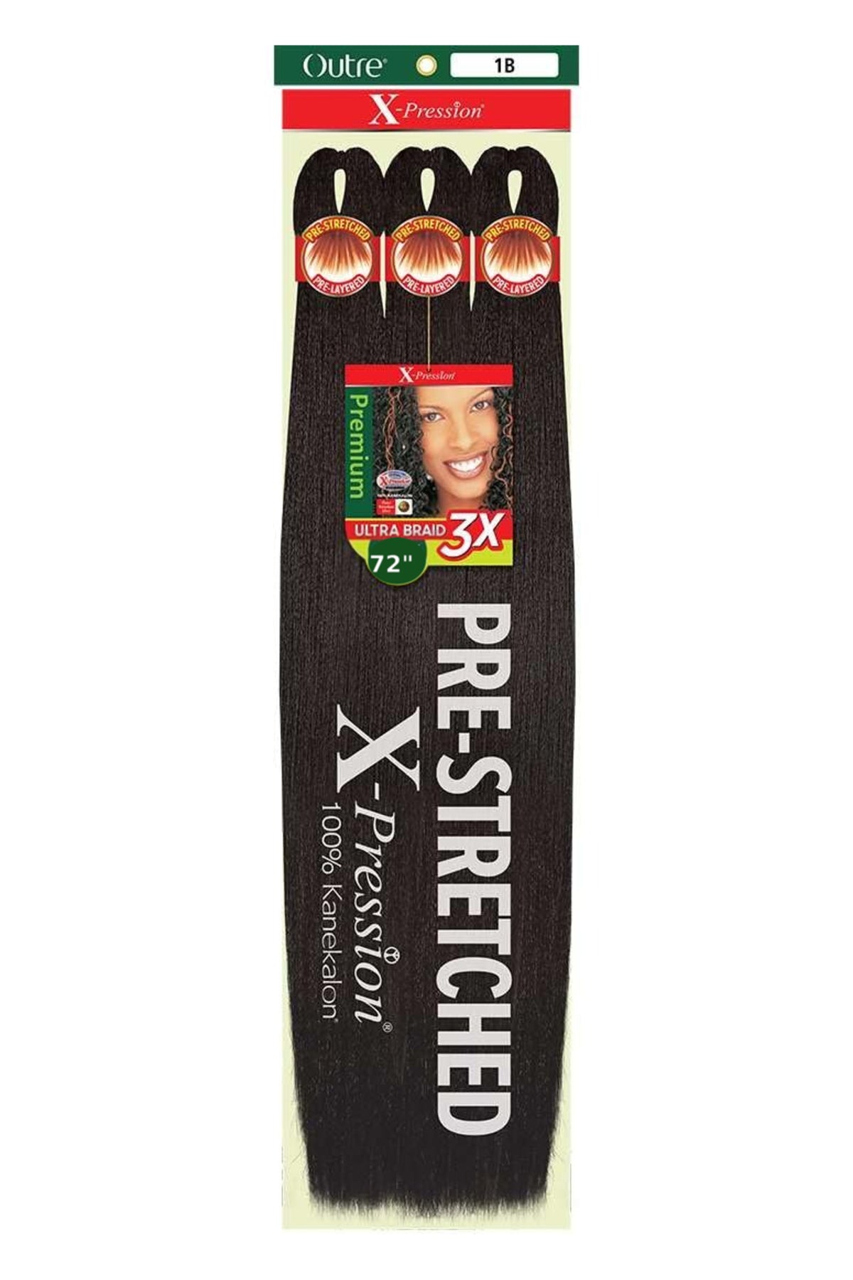 Outre X-Pression 3X Pre Stretched Ultra Braid 72"