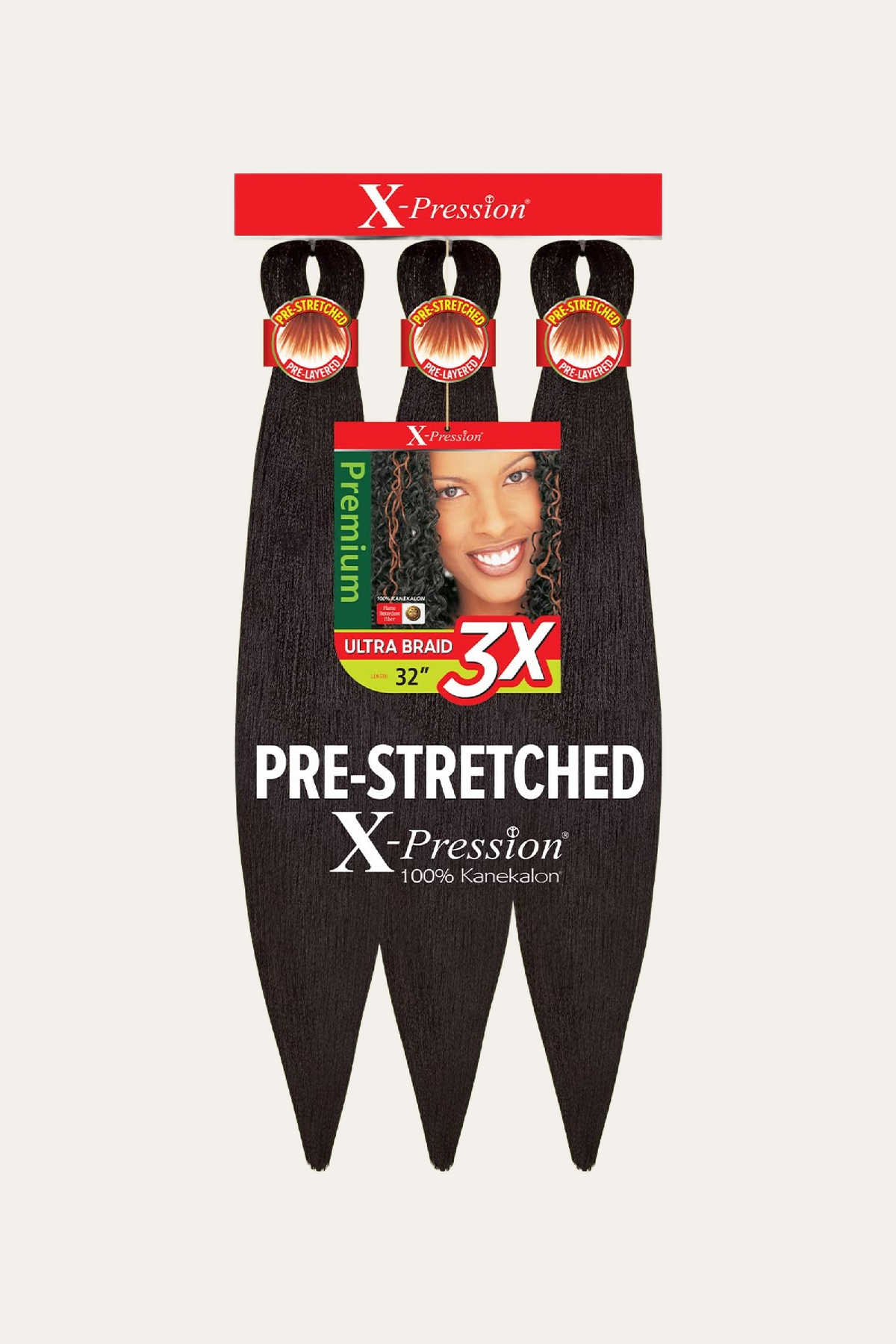 Outre X-pression 3X Pre Stretched Utra Braid 32''
