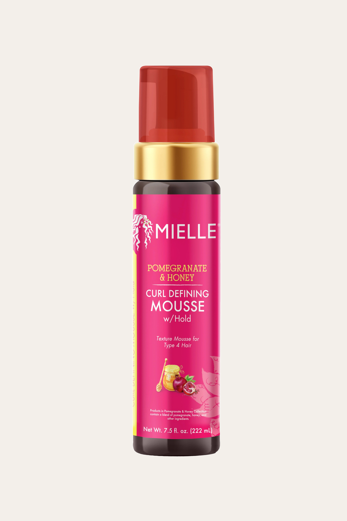 Pomegranate & Honey Curl Defining Mousse with Hold 7.5 Oz