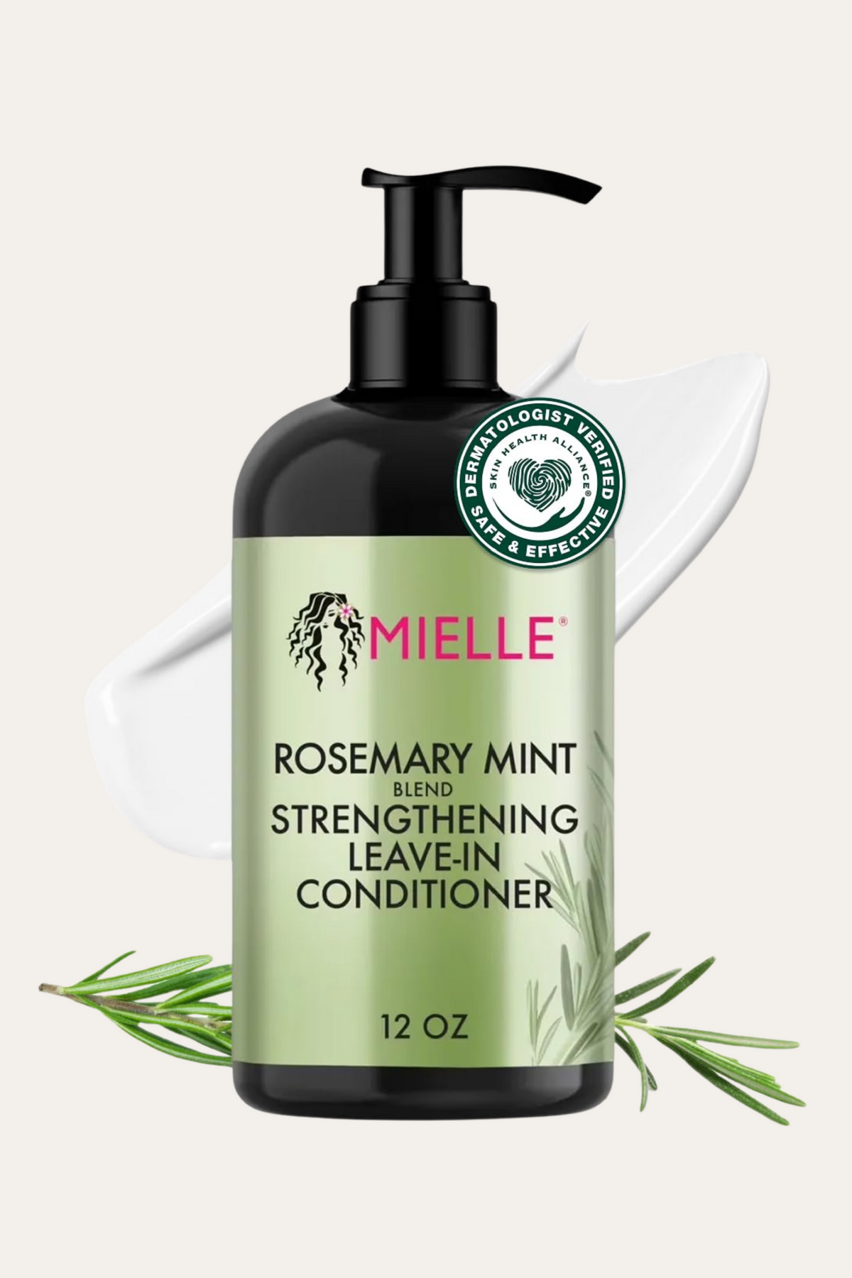 Mielle Organics Rosemary Mint Strengthening Leave-In Conditioner 12 Oz