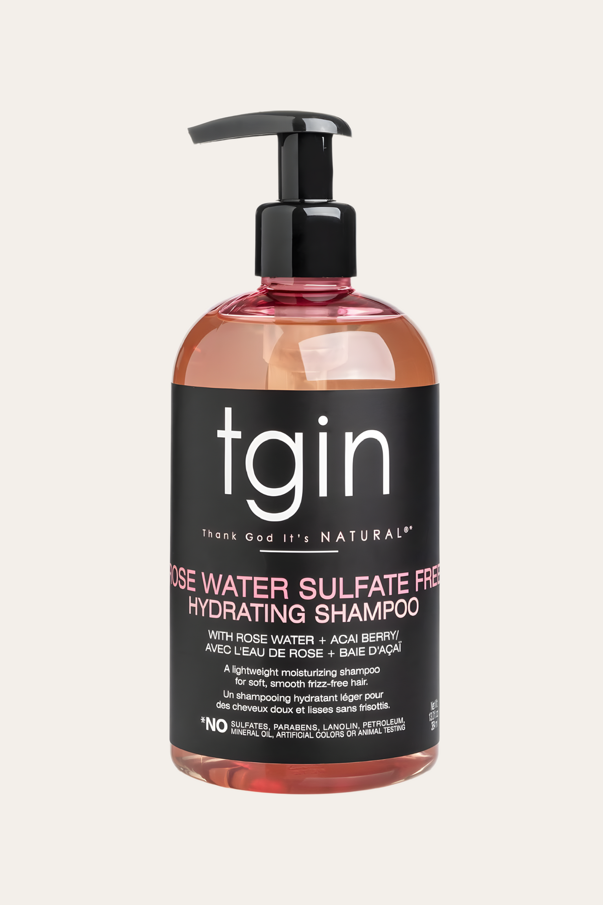 Thank God It's Natural Rose Water Sulfate-Free Hydrating Shampoo 13 Oz