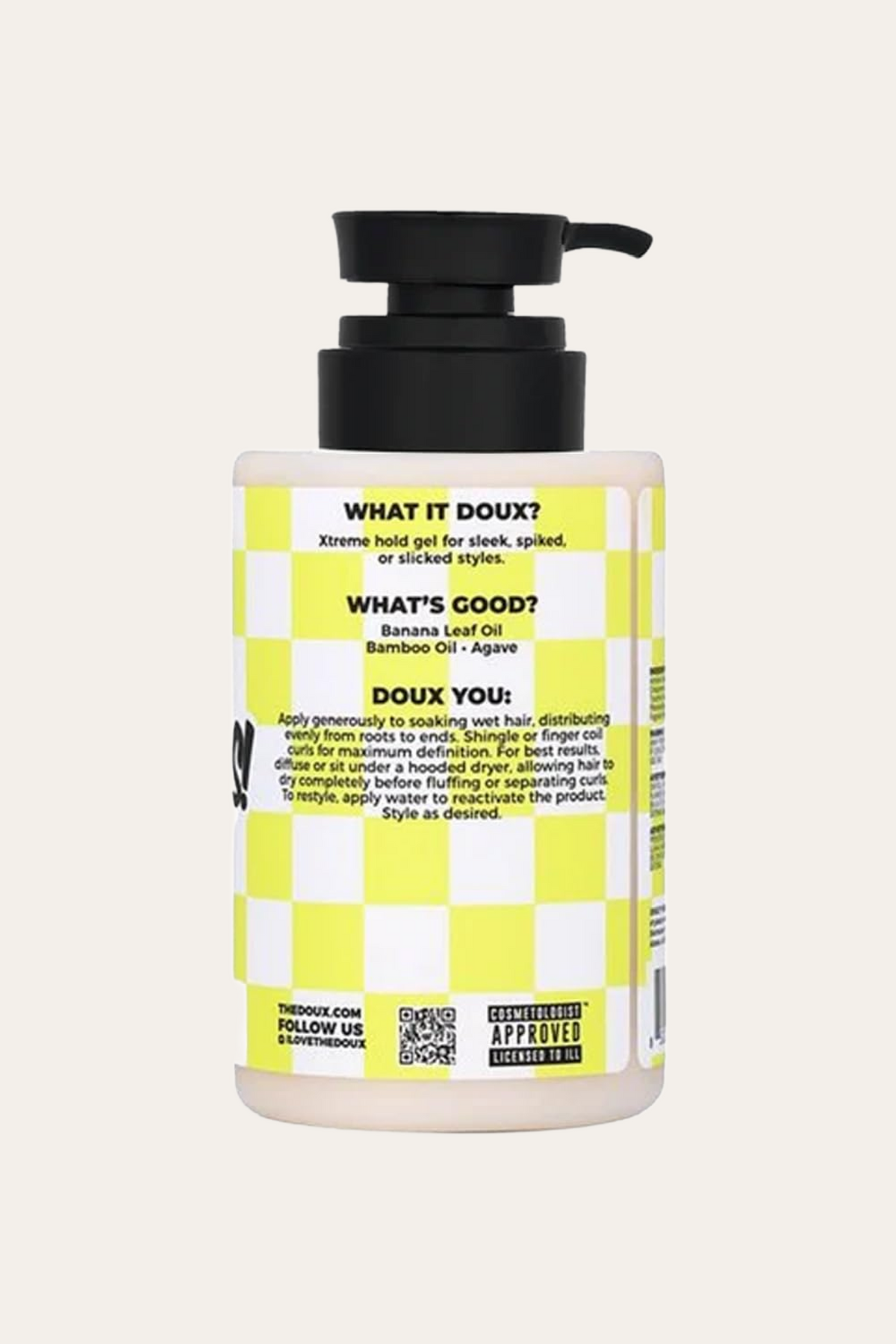 The Doux Bananas Xtreme Hold Hair Gel 12 Oz