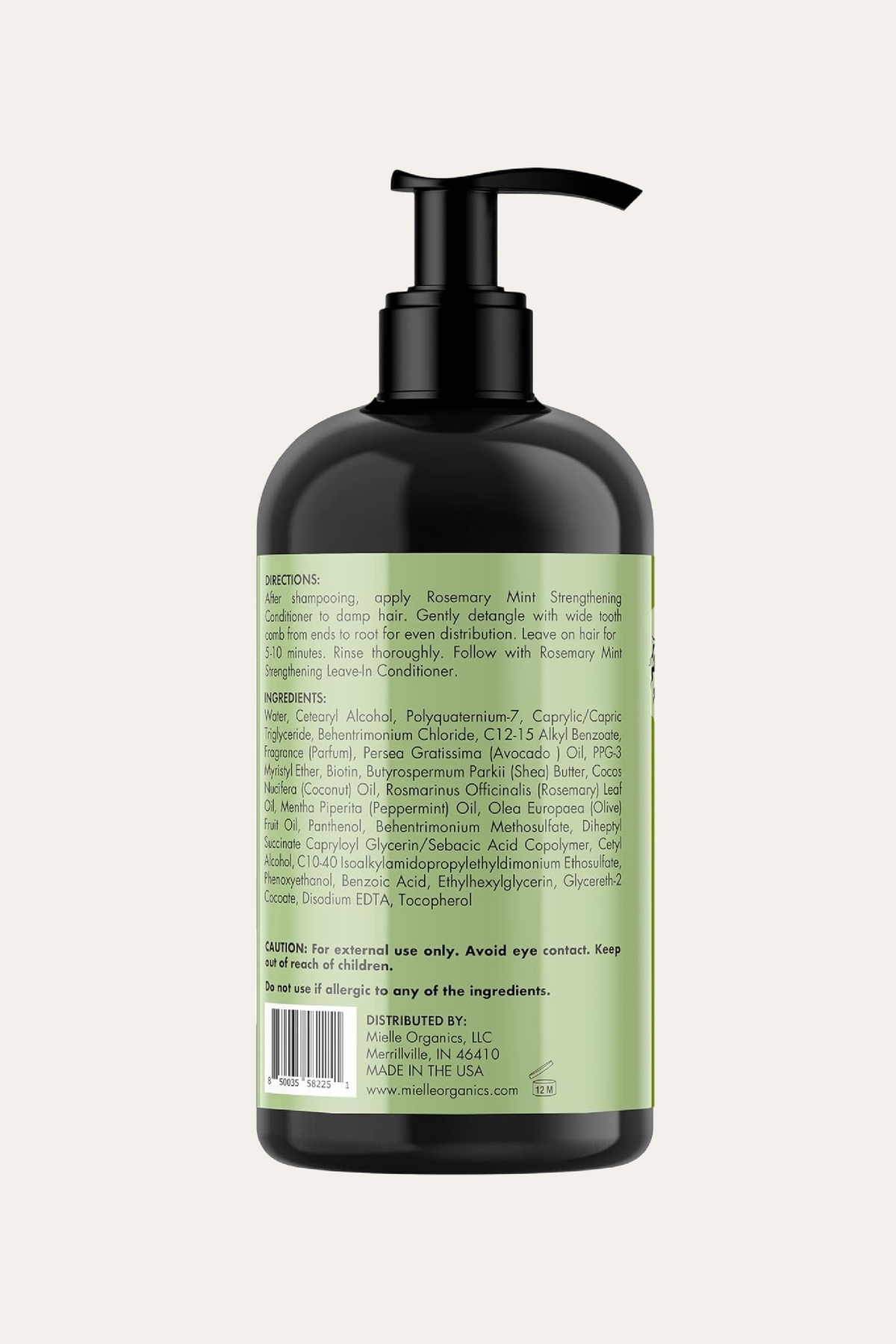 Mielle Organics Rosemary Mint Strengthening Conditioner 12 Oz