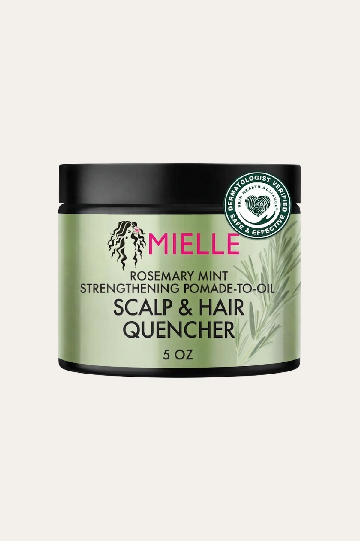 Mielle Strengthening Pomade-to-Oil Rosemary Mint Scalp & Hair Quencher 5 Oz
