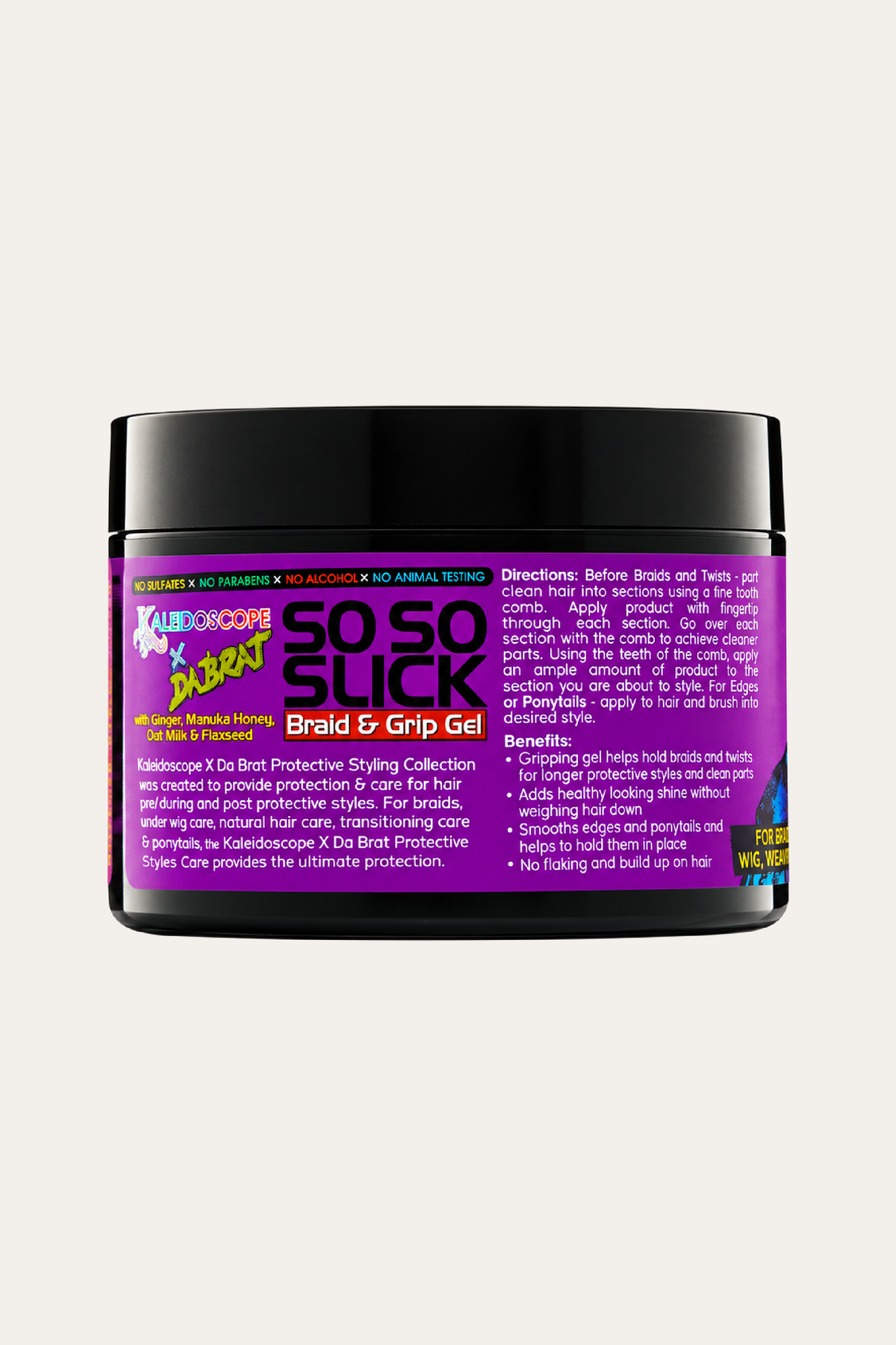 Kaleidoscope X Da Brat So So Slick Braid and Grip Gel 8 Oz