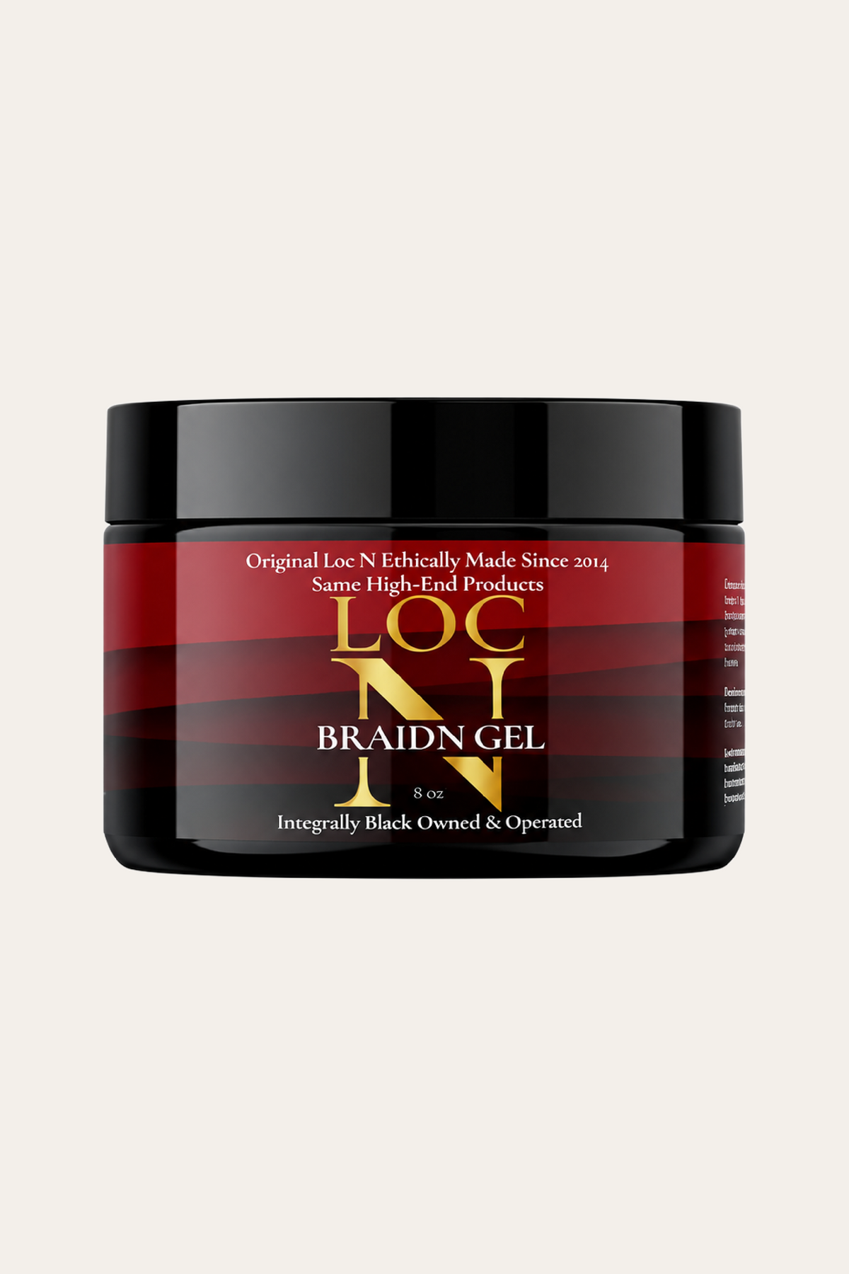 Loc n Braiding Hair Gel 8 Oz