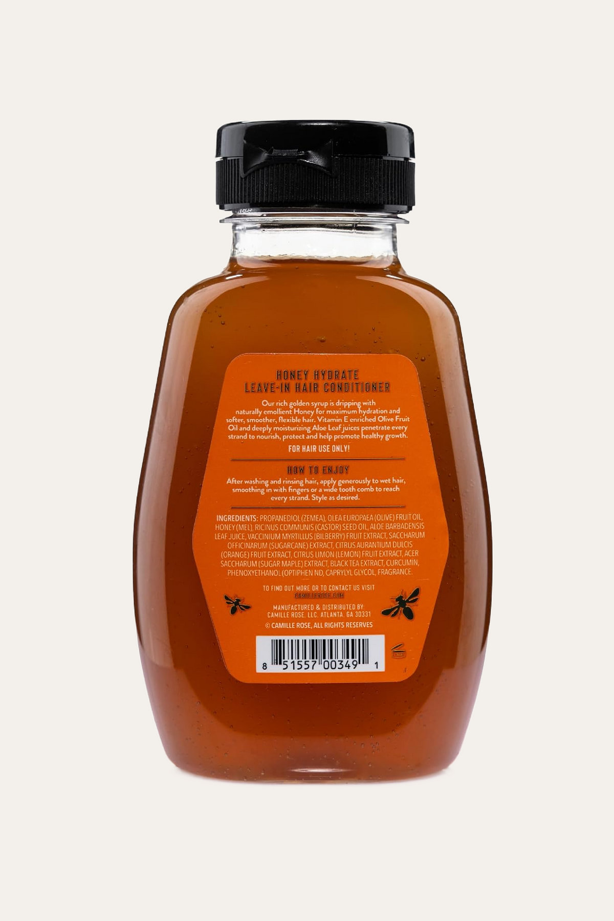 Camille Rose Honey Hydrate Leave-In Conditioner 8 Oz