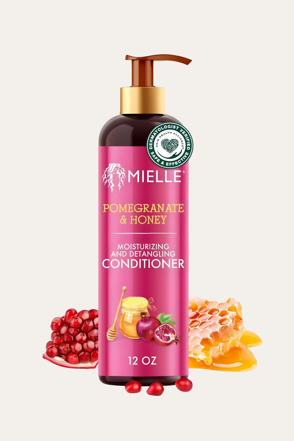 Mielle Organics Honey & Pomegranate Moisturizing Conditioner 12 Oz