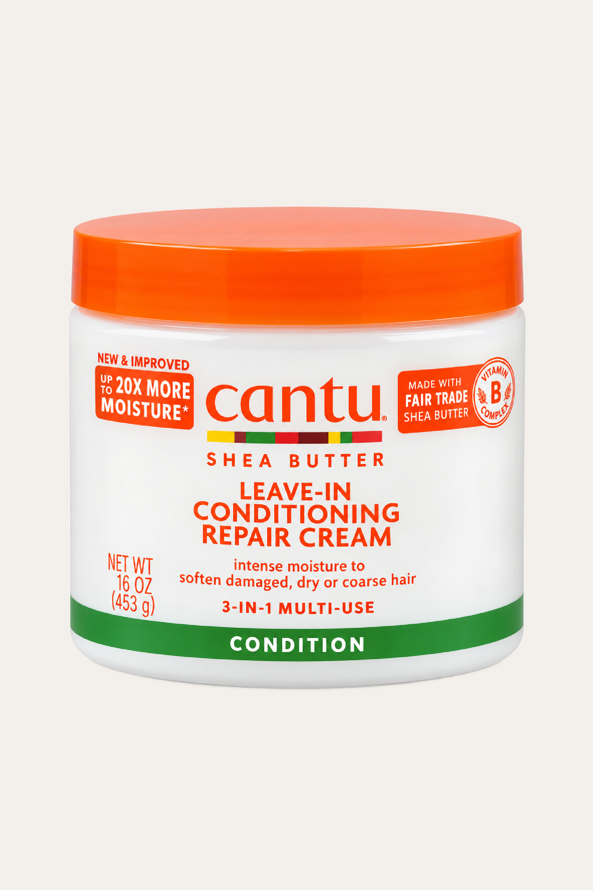Cantu Shea Butter Leave-In Conditioning Repair Cream 16 Oz