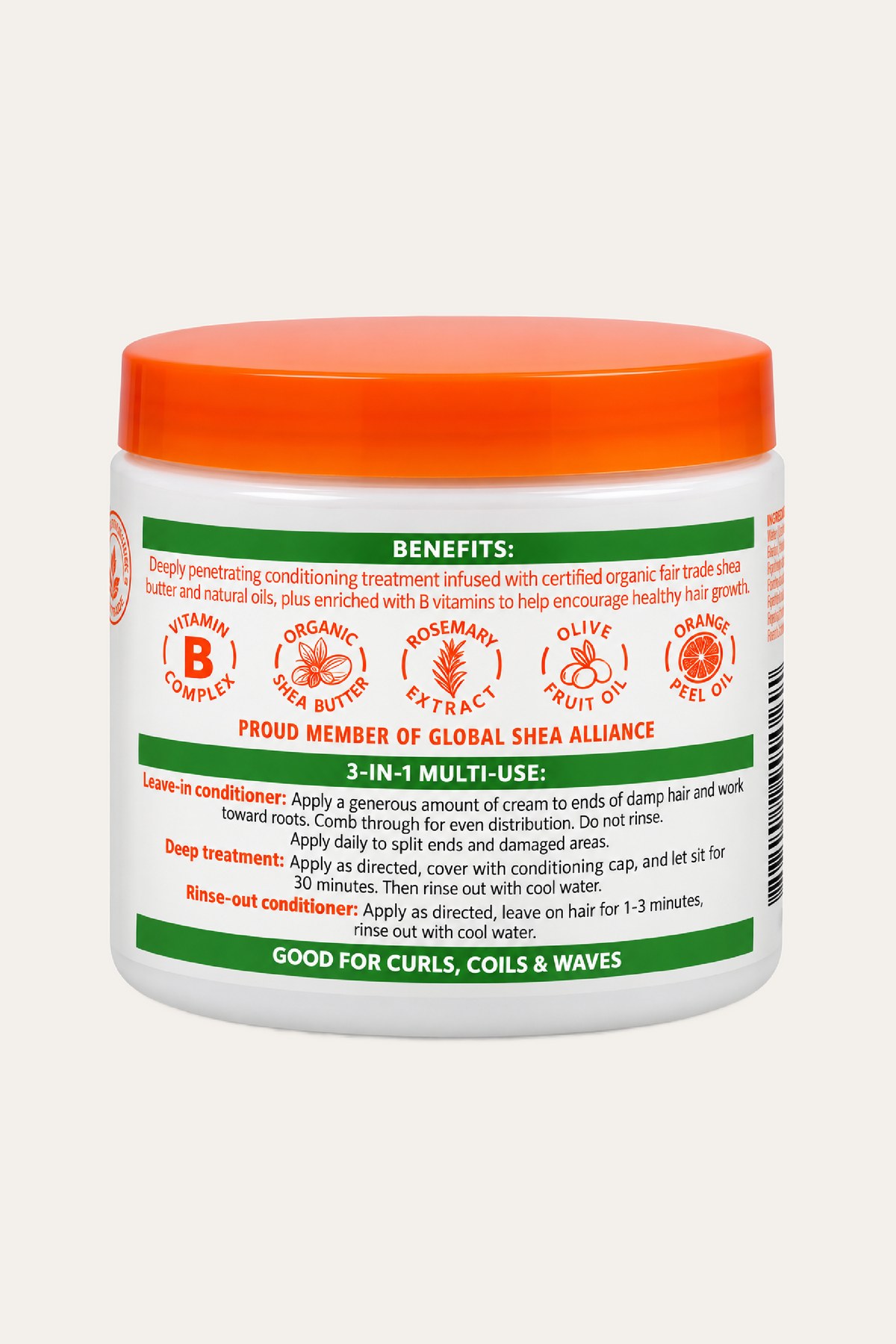 Cantu Shea Butter Leave-In Conditioning Repair Cream 16 Oz