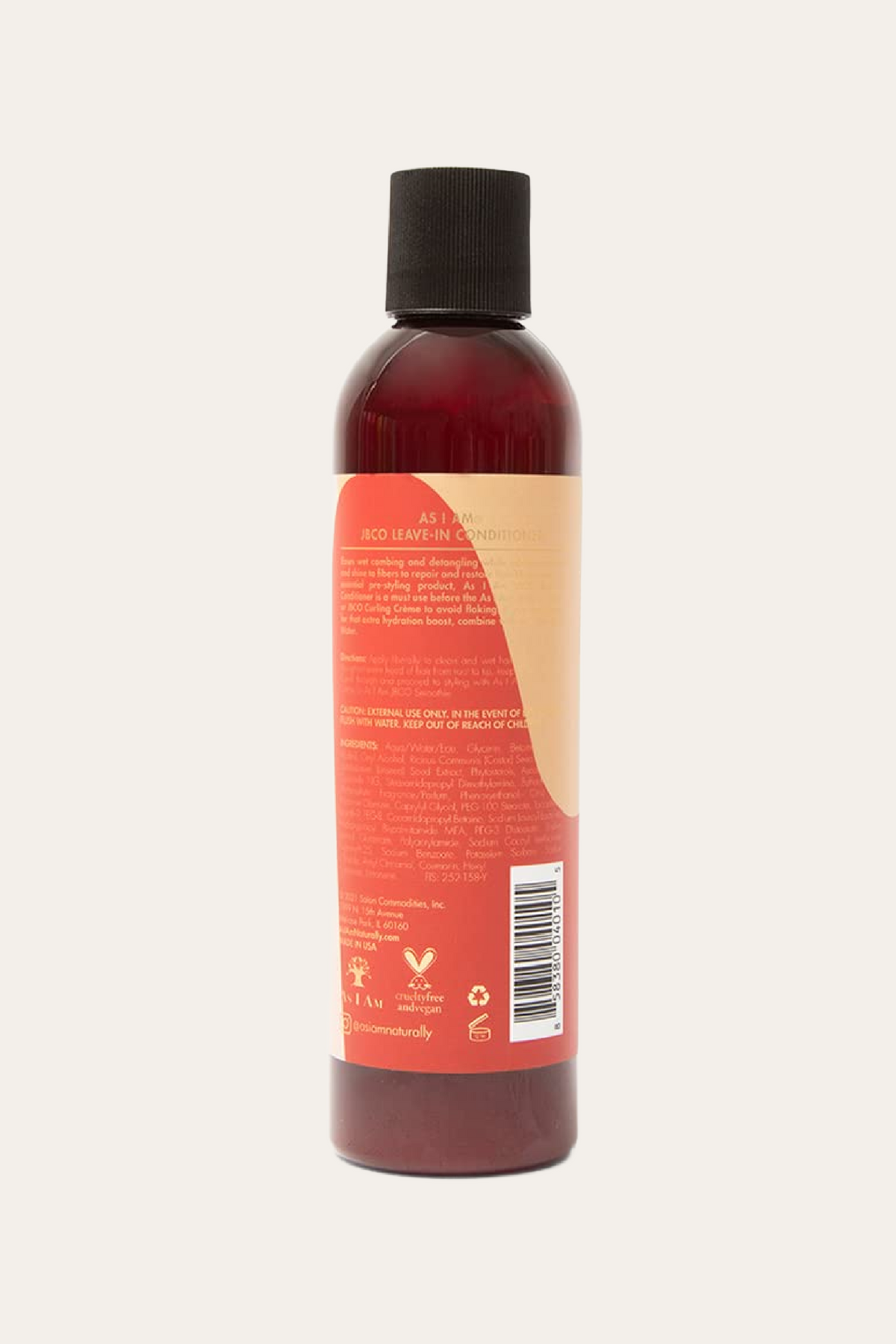 As I am Jamaican Black Castor Oil Leave in Conditioner 8 Oz