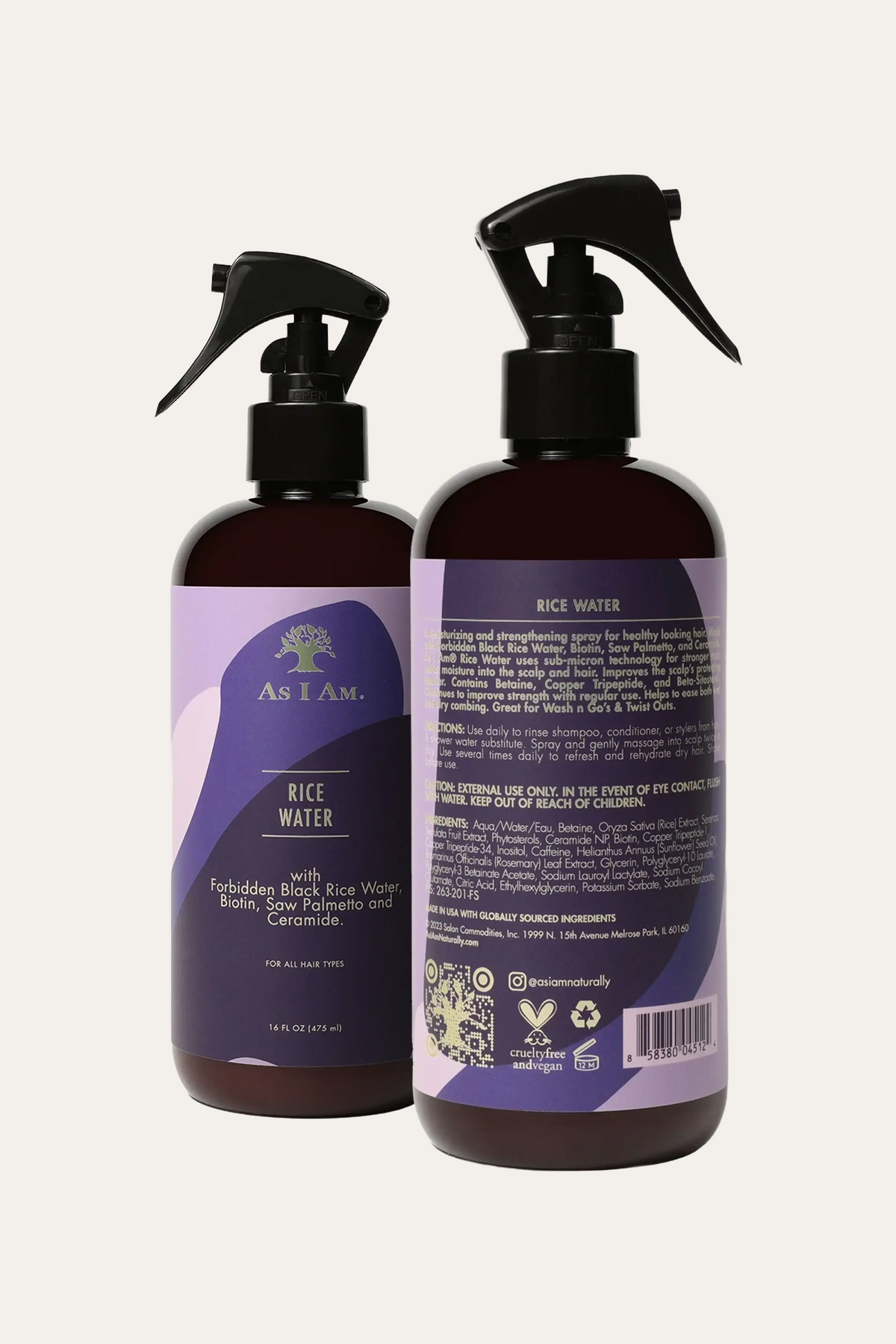 As I Am Rice Water Spray 16 Oz