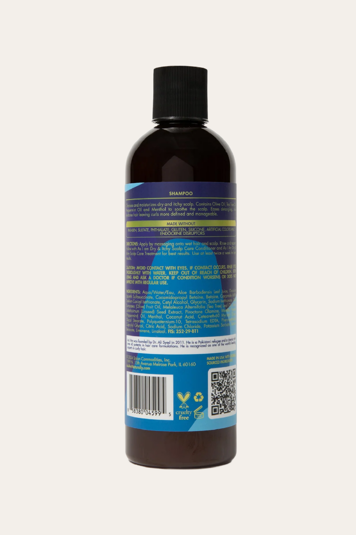 As I Am Dry & Itchy Scalp Care Shampoo 12 Fl Oz