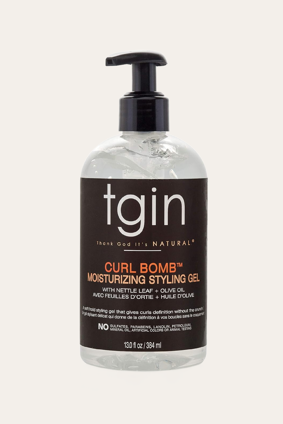 TGIN Curl Bomb Moisturizing Styling Gel 13 Oz