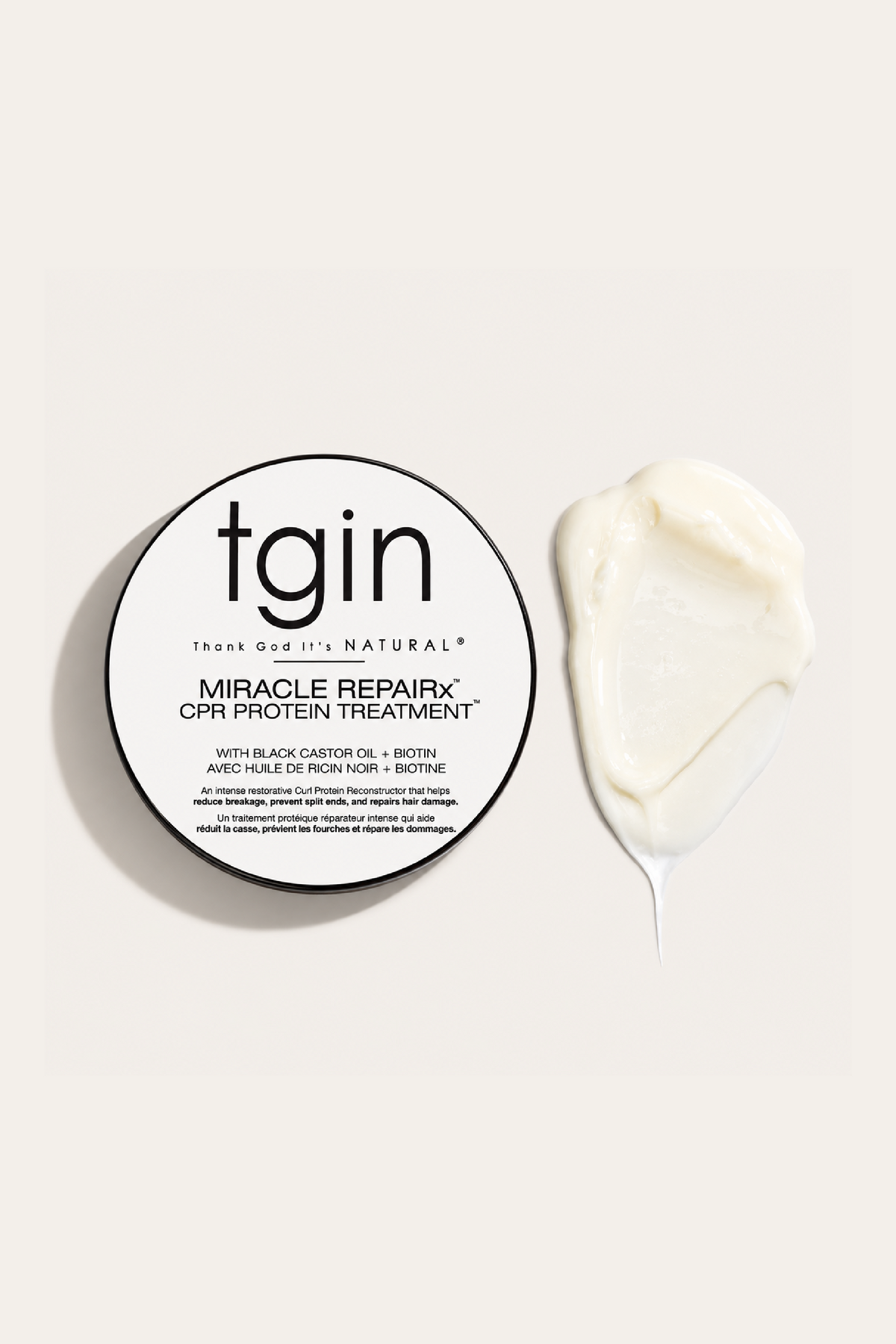 Tgin CPR Protein Treatment – Deep Conditioner for Stronger Curls – 12 Oz