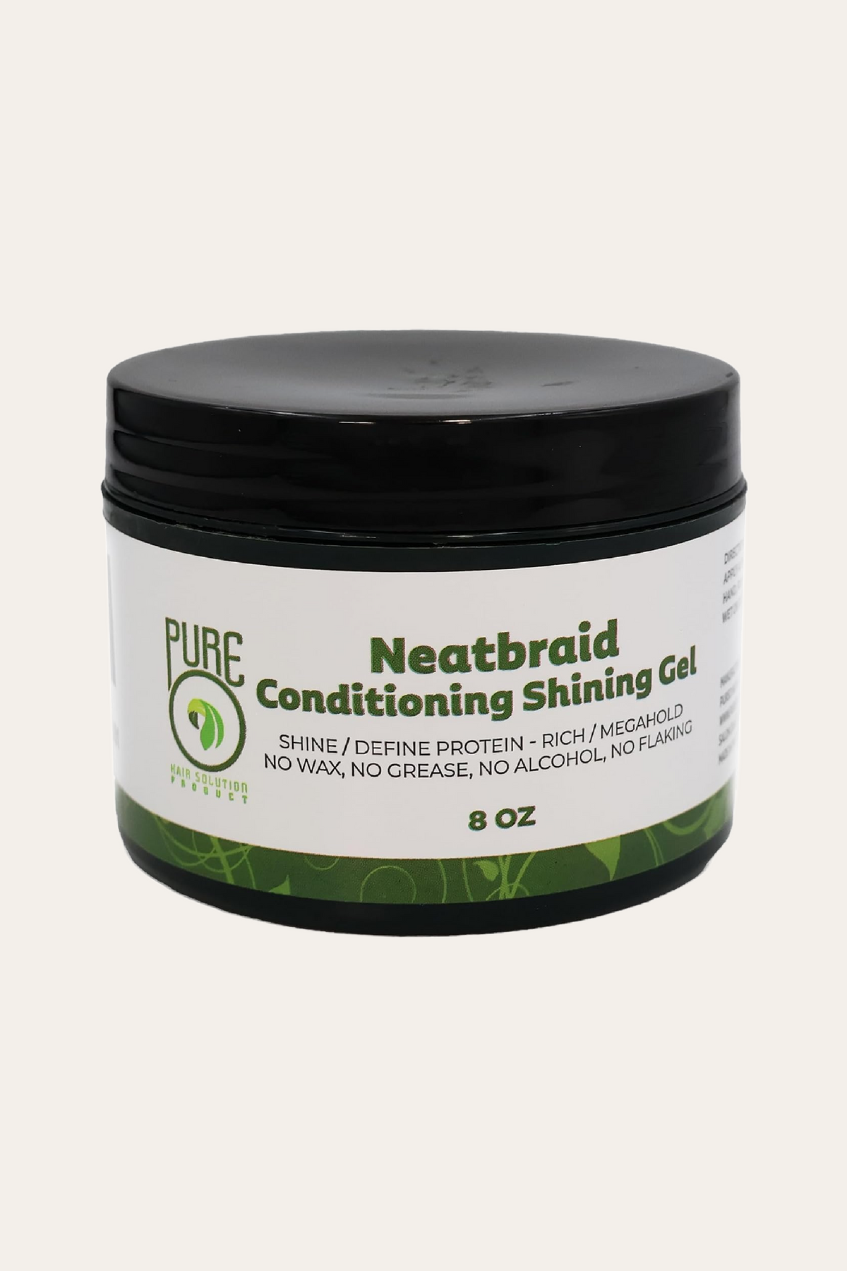 Pure O Natural Neatbraid Beauty Professional Conditioning Shining Gel