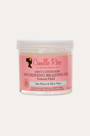 Camille Rose Mint Condition Nourishing Braid Gel Extreme Hold 12 Oz