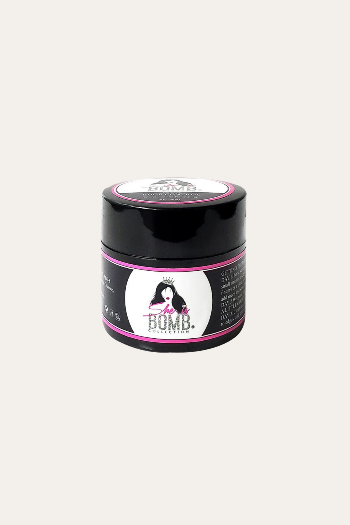She Is Bomb Collection Edge Control Gel Travel Size 0.68 Oz (20ml)