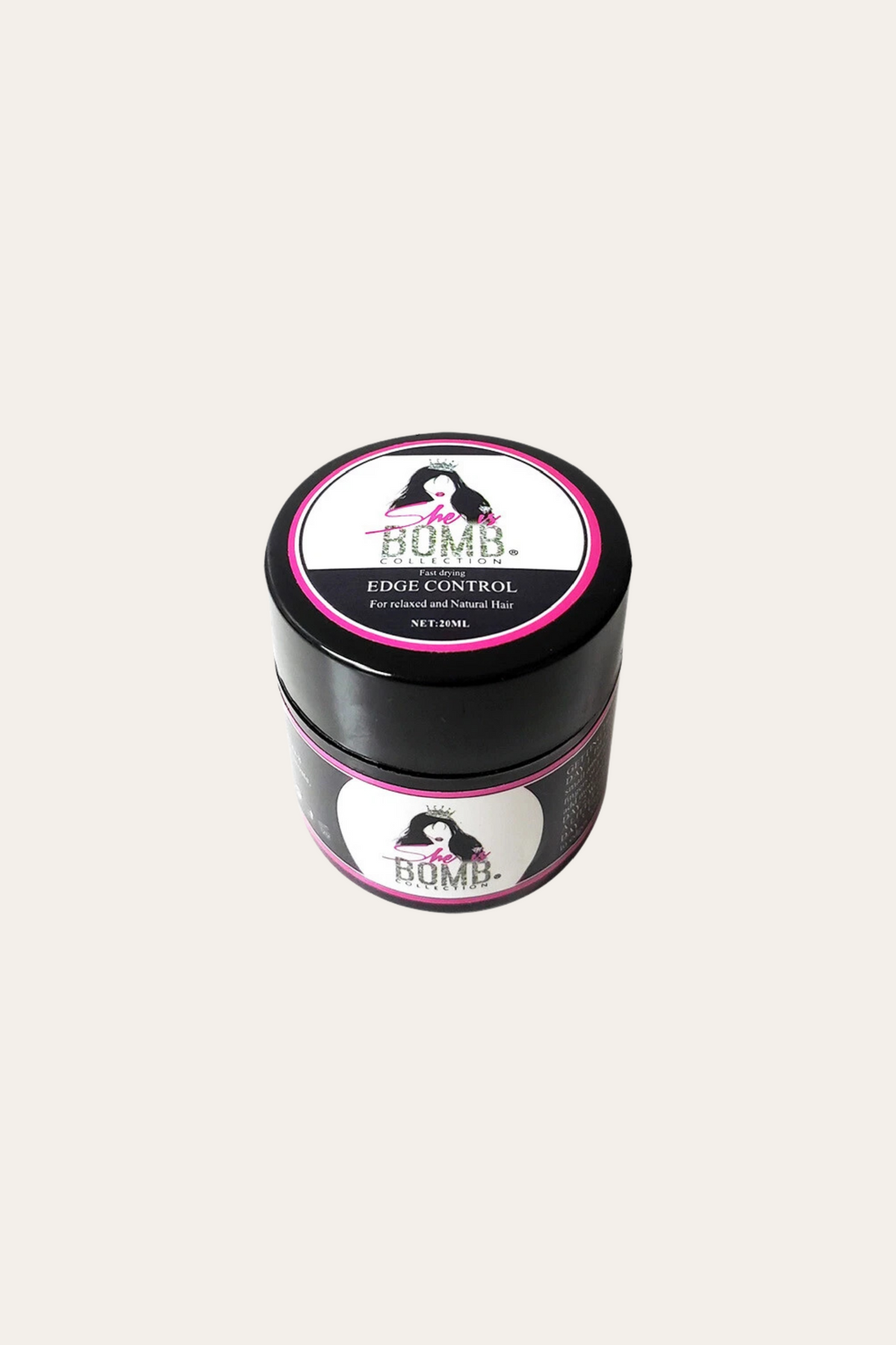 She Is Bomb Collection Edge Control Gel Travel Size 0.68 Oz (20ml)