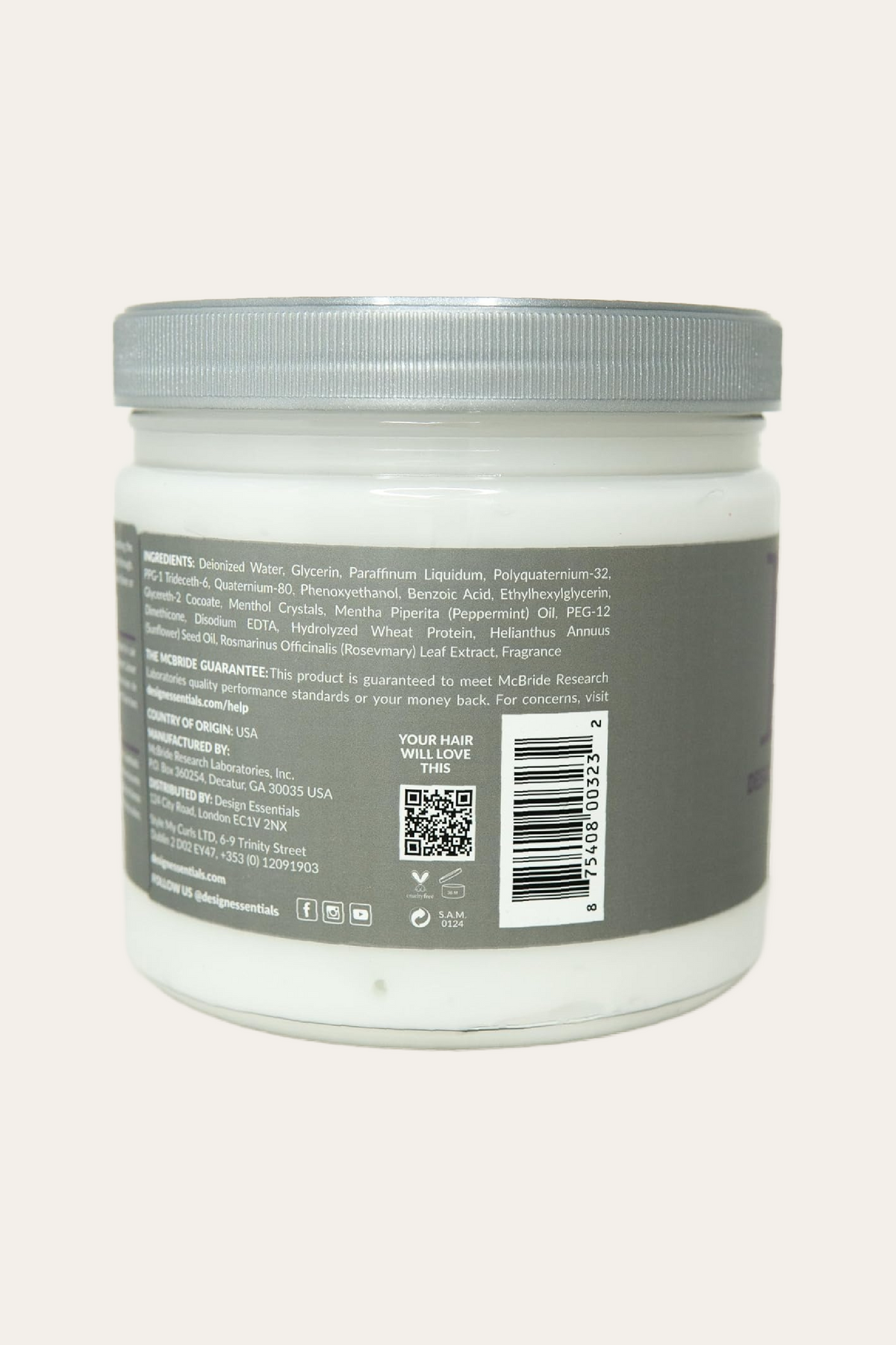 Design Essentials Rosemary & Mint Stimulating Super Moisturizing Conditioner 32 Oz