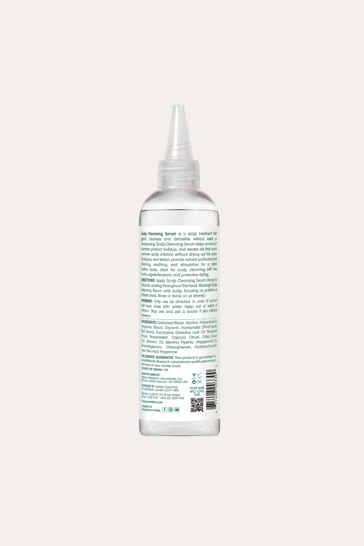 Design Essentials Scalp Cleansing Serum 4 Oz