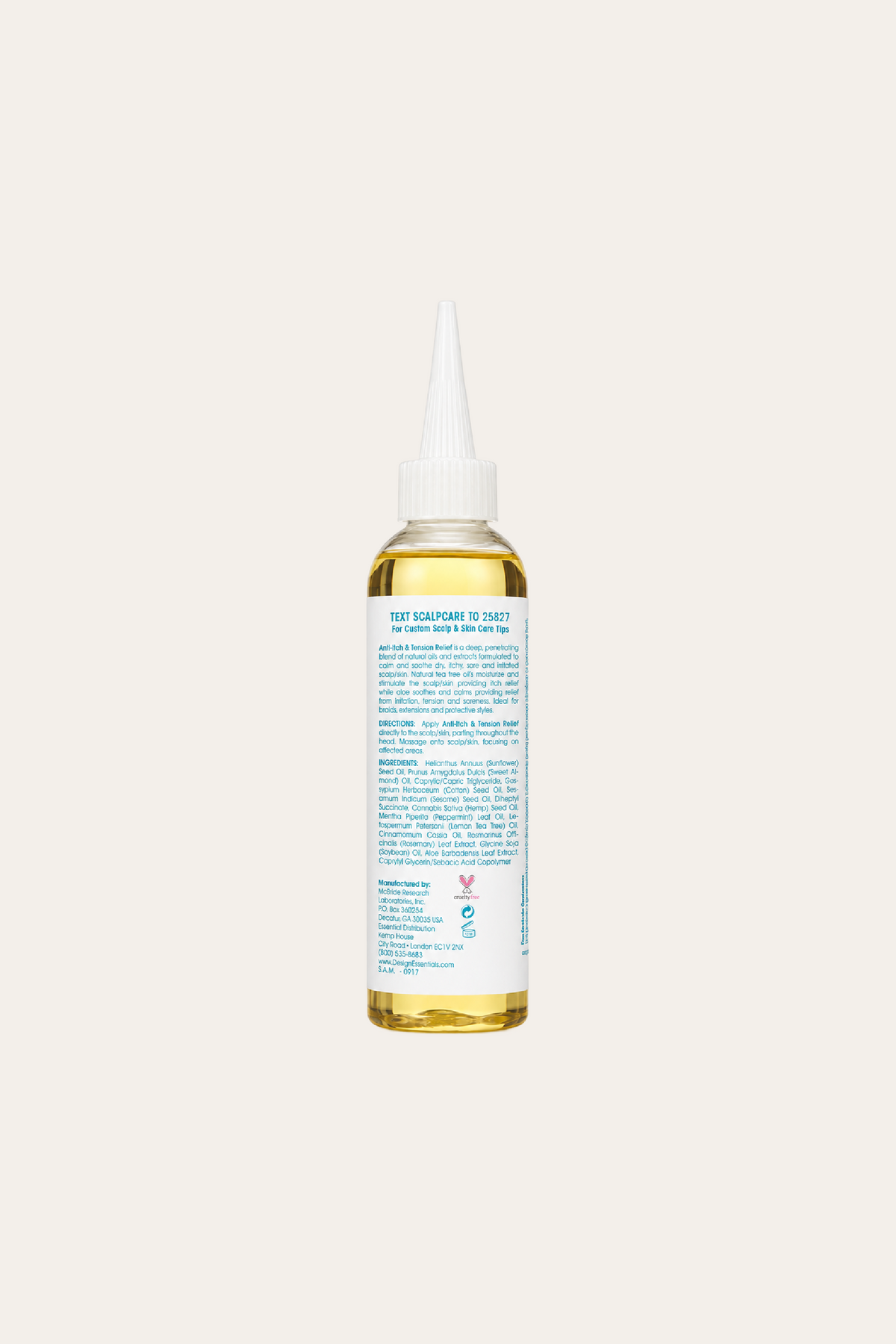 Design Essentials Scalp and Skin Care Anti-Itch and Tension Relief 4 Oz