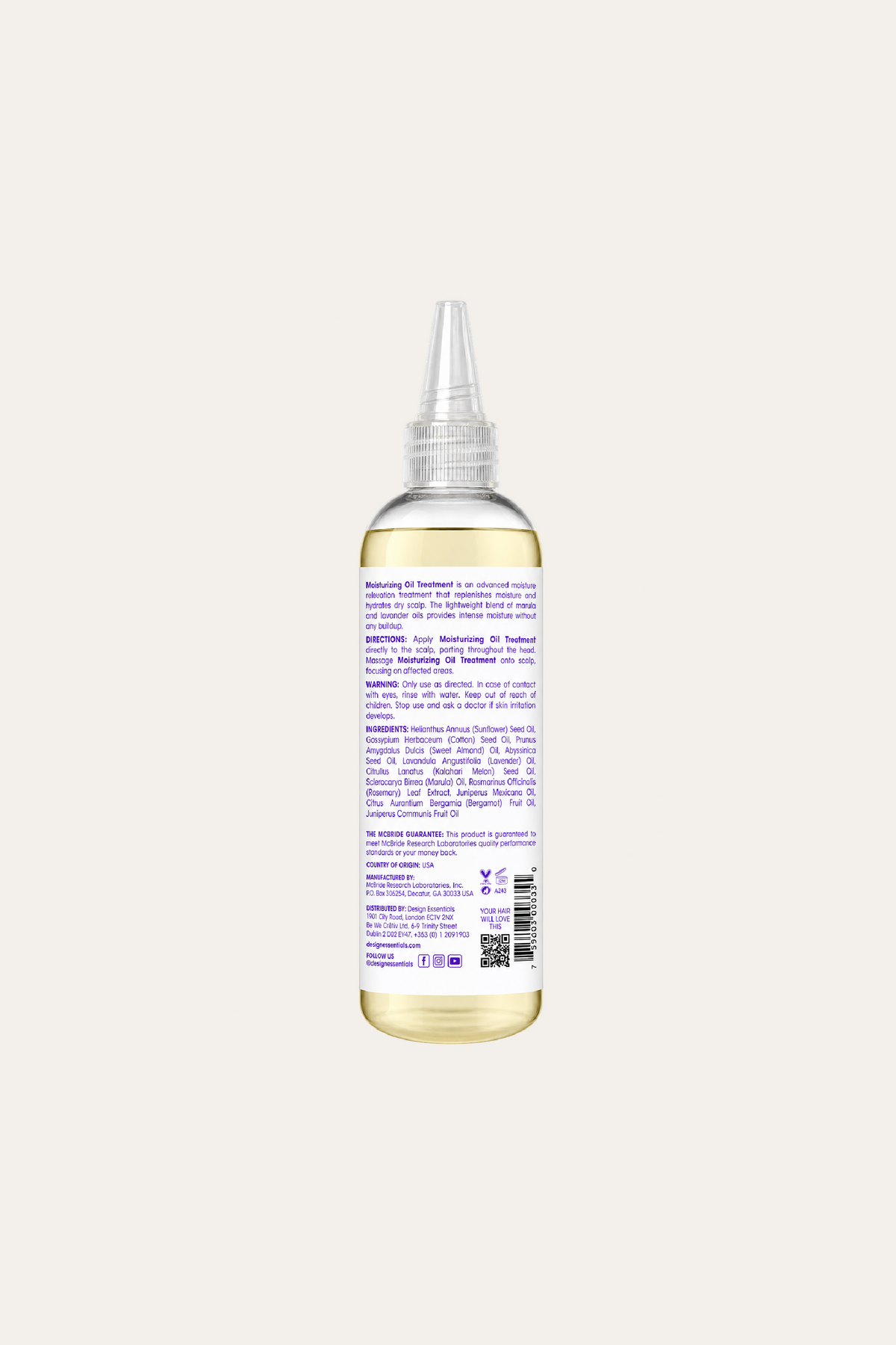 Design Essentials Scalp Care Moisturizing Oil Treatment 4 Oz
