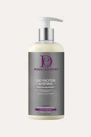 Design Essentials Oat Protein & Henna Deep Cleansing Shampoo 32 Oz