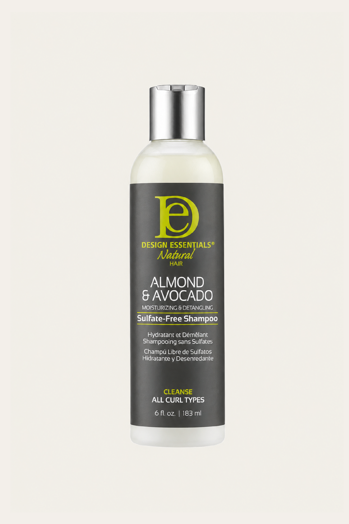 Design Essentials Almond & Avocado Sulfate-Free Shampoo 6 Oz