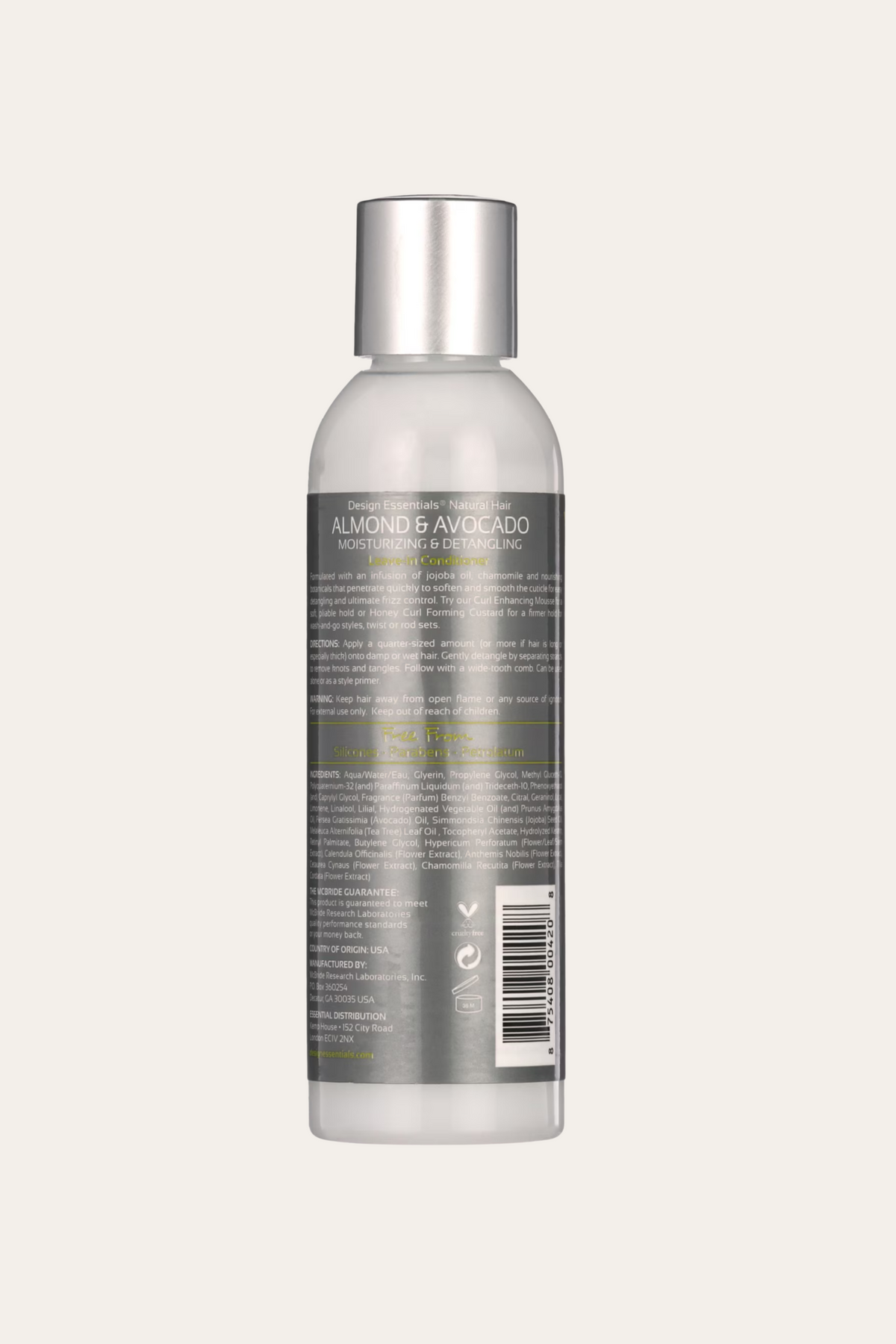 Design Essentials Almond Avocado Moisturizing Leave in Conditioner 6 Oz