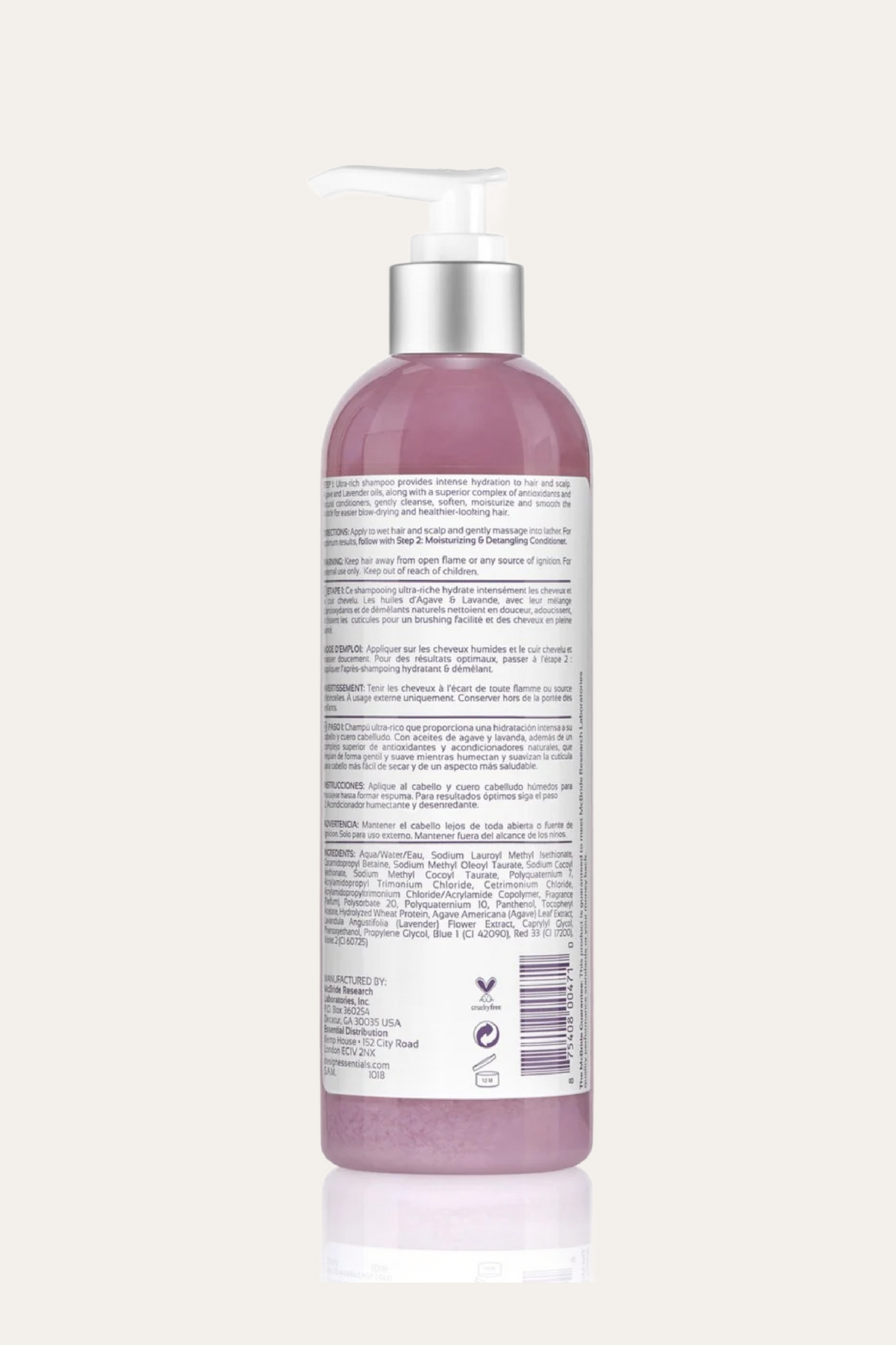 Design Essentials Agave & Lavender Moisturizing Hair Bath 12 Oz