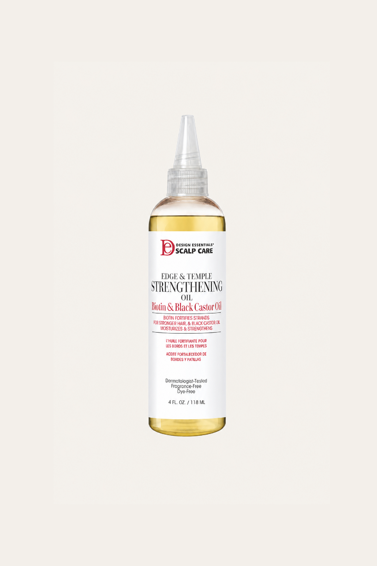 Design Essentials Scalp Care Edge & Temple Strengthening Oil 4 Oz