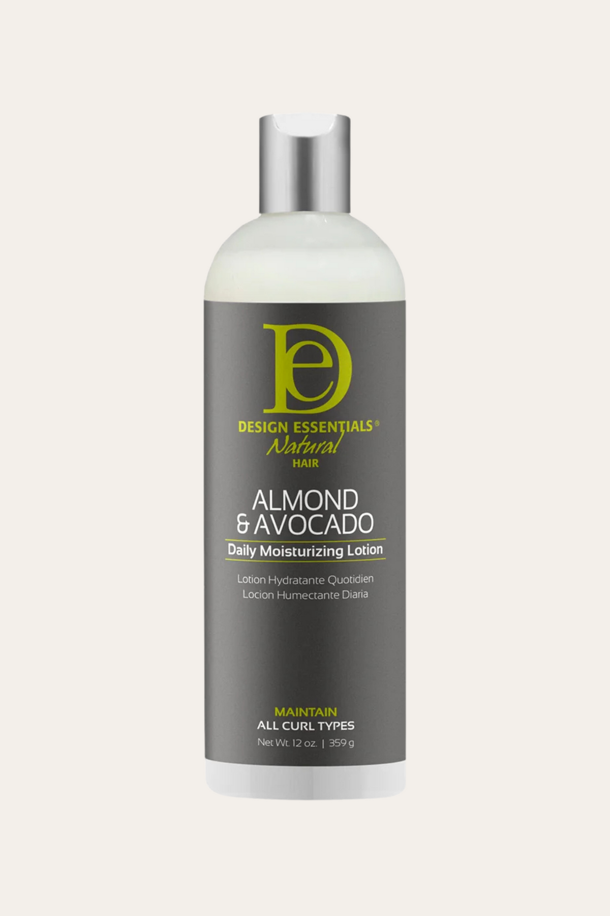 Design Essentials Almond & Avocado Daily Moisturizing Lotion 12 Oz