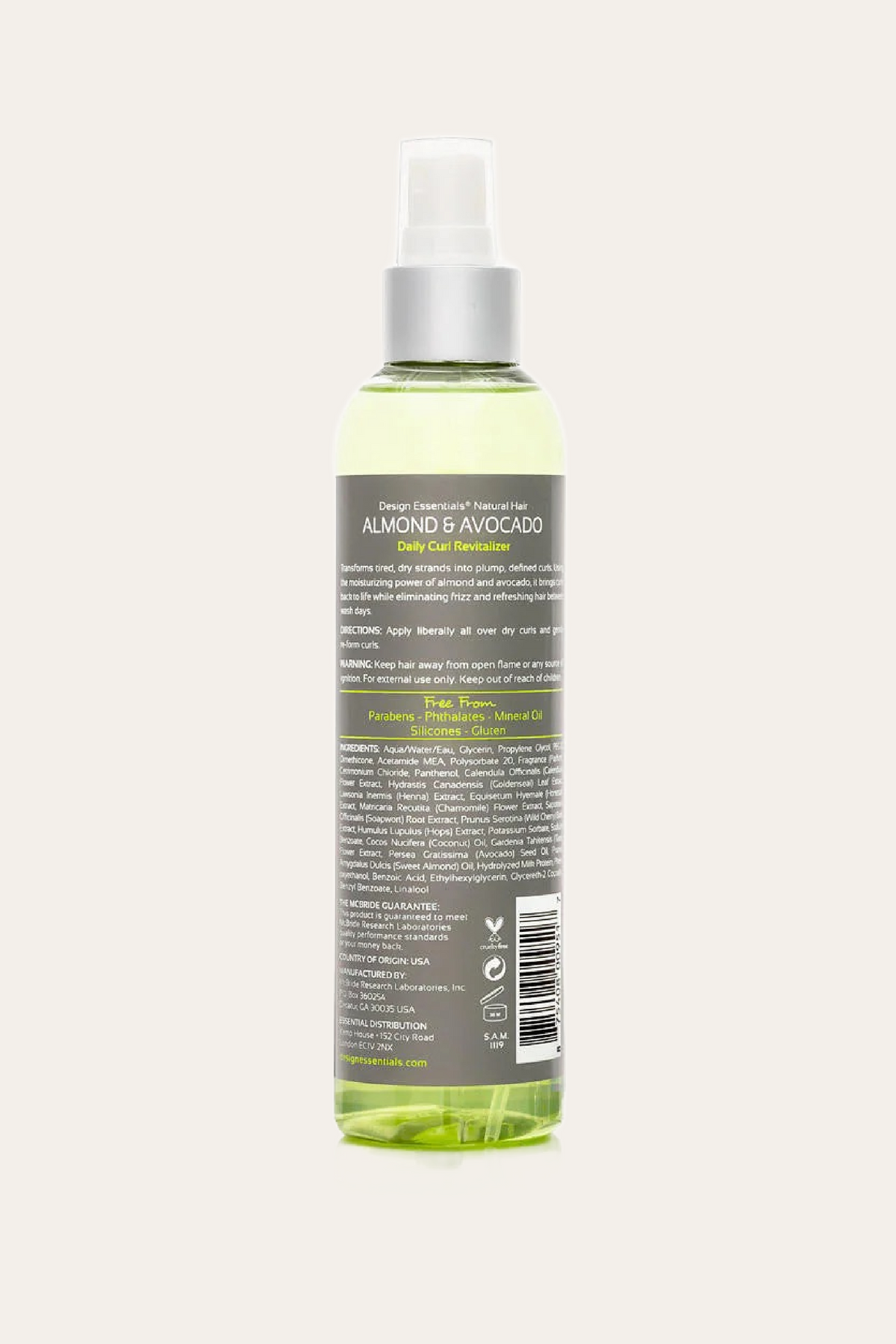 Design Essentials Natural Almond & Avocado Daily Curl Revitalizer 8 Oz