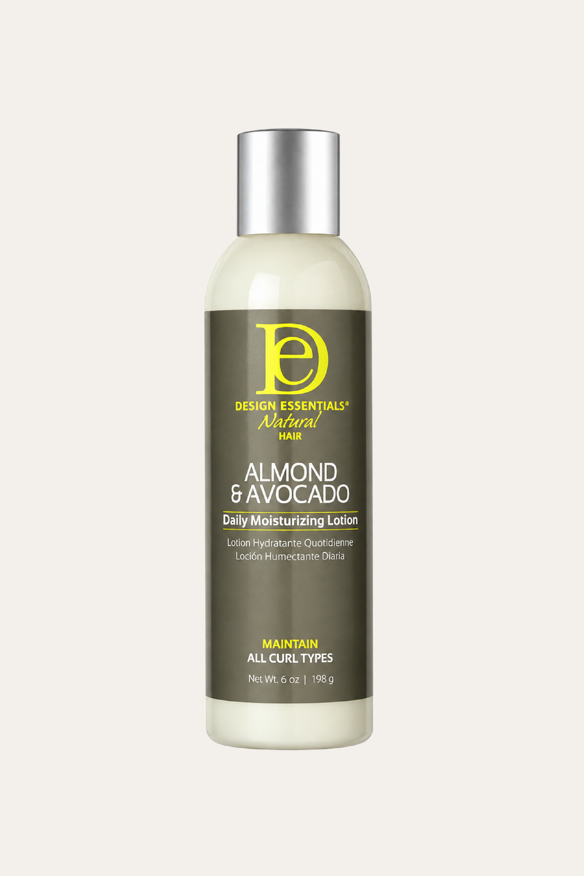 Design Essentials Almond & Avocado Daily Moisturizing Lotion 6 Oz