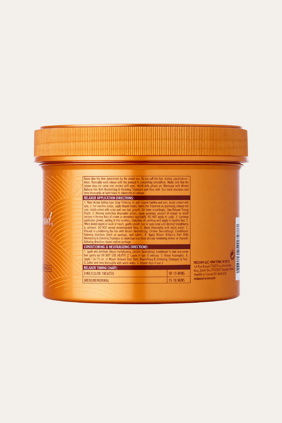 Mizani Butter Blend Relaxer Fine/Color Treated 30 Oz