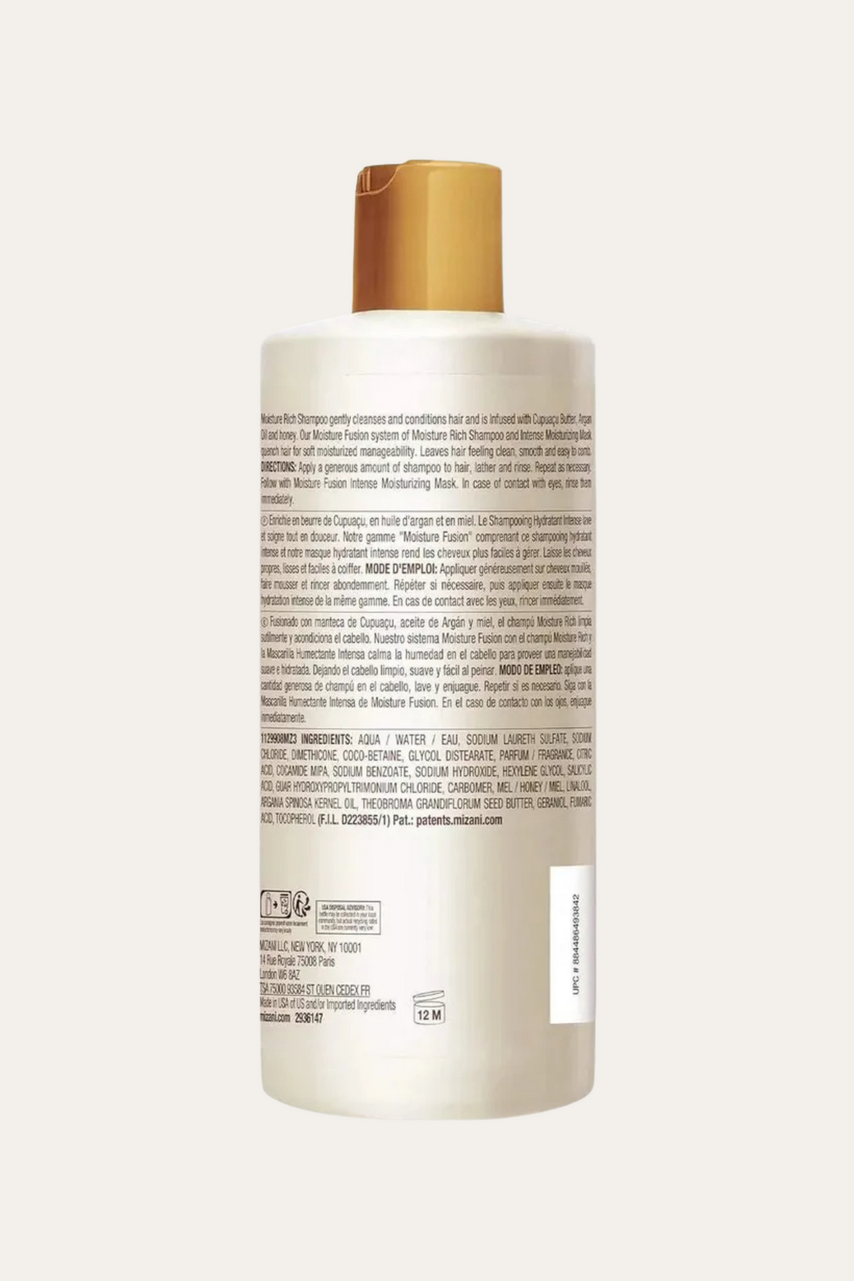 Mizani Moisture Fusion Shampoo 16.9 Oz