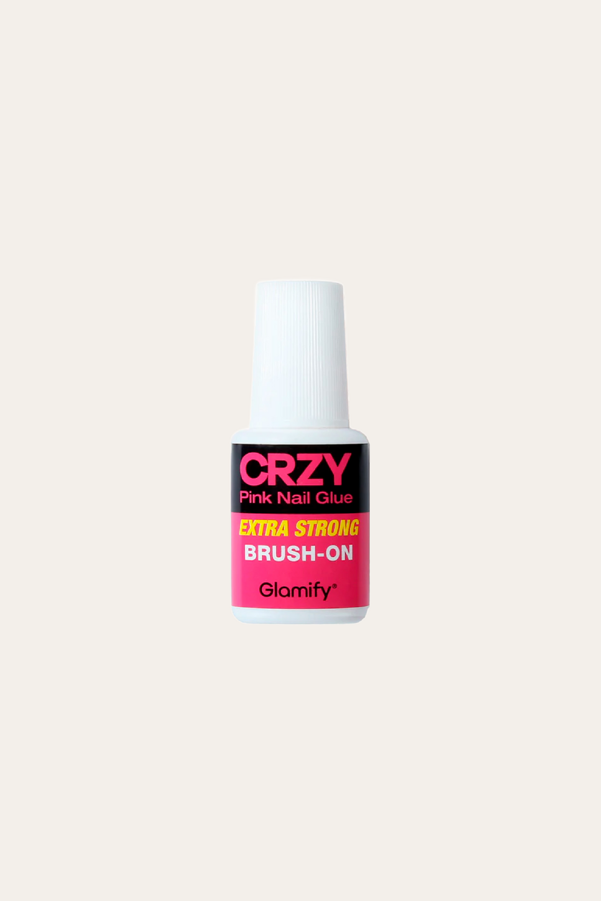 Absolute Glamify Carzyhold Extra Stong Pink Brush On Nail Glue 0.24 Oz