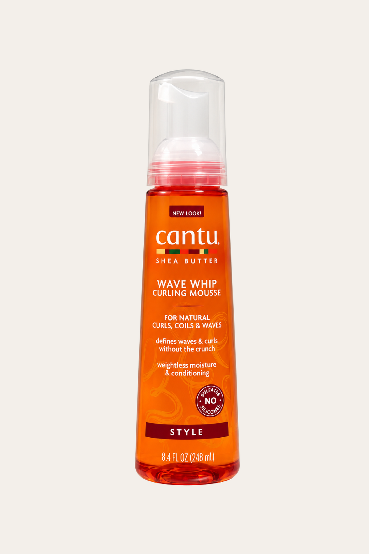 Cantu Natural Wave Whip Curling Mousse 8.4 Oz